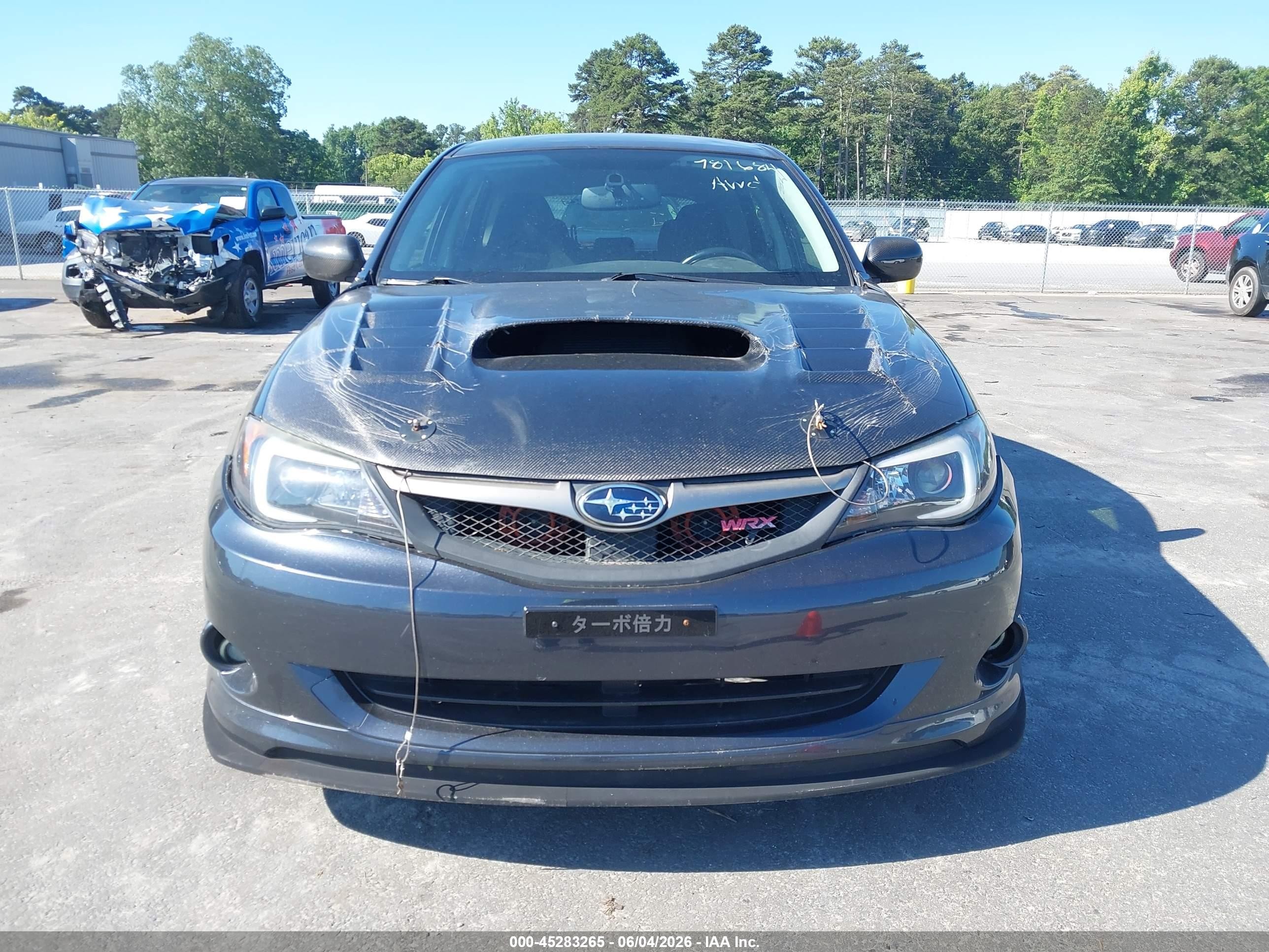 2009 Subaru Impreza Wrx Черный vin: JF1GH76609G820424