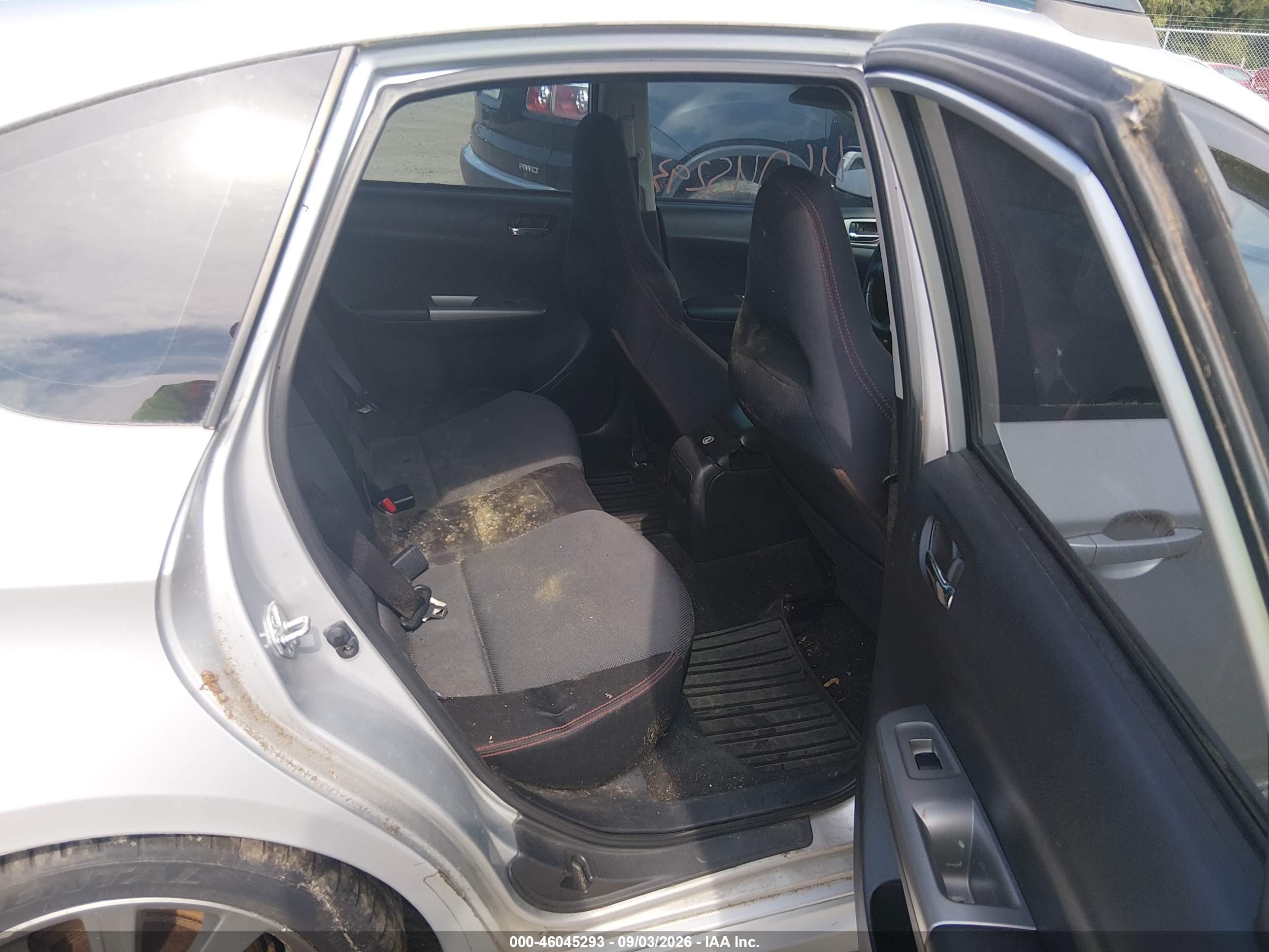 2009 Subaru Impreza Wrx Silver vin: JF1GH76629G822420