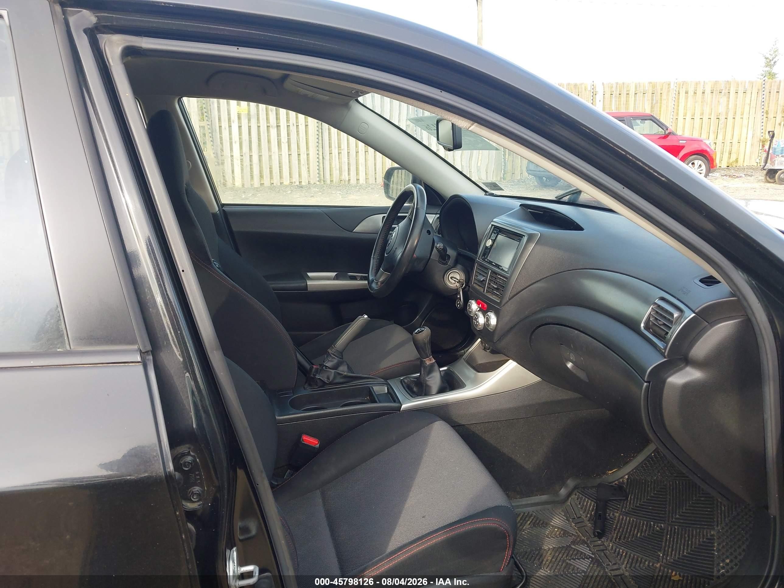 2009 Subaru Impreza Wrx Black vin: JF1GH76649G800659