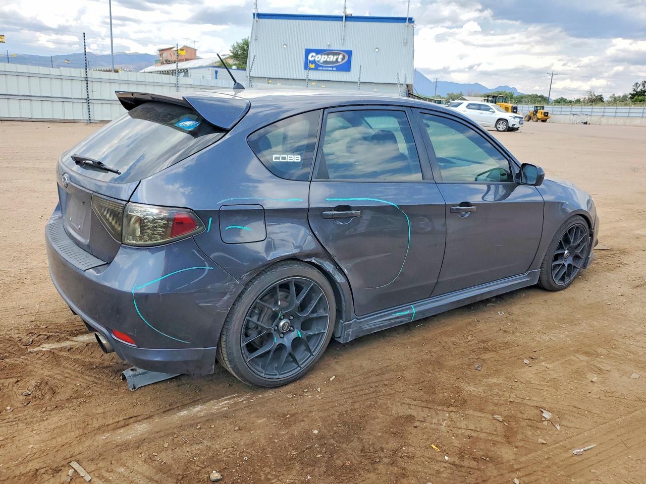 2009 Subaru Impreza Wrx Charcoal vin: JF1GH76649G820054