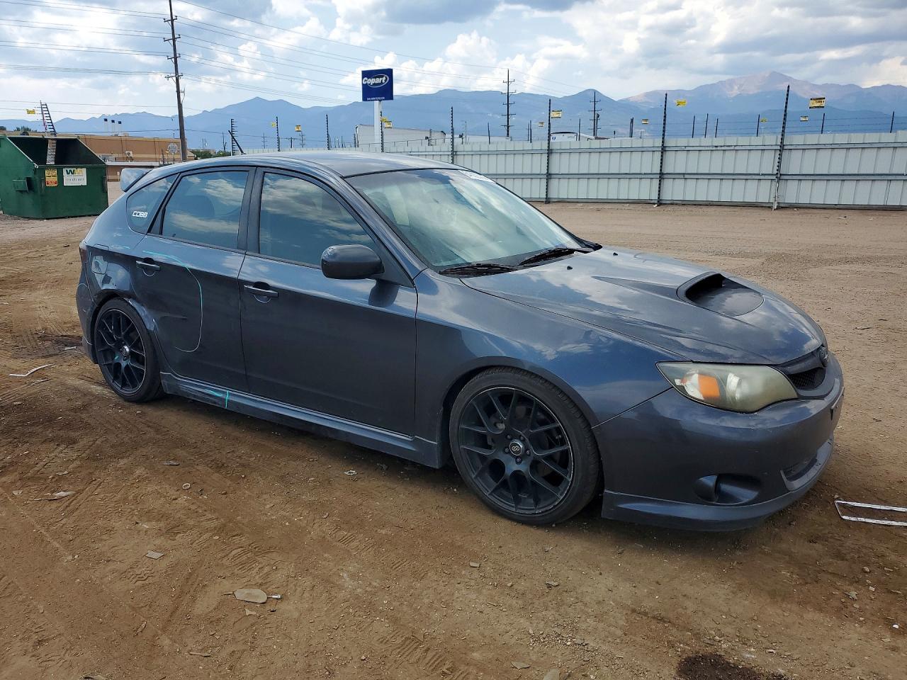 2009 Subaru Impreza Wrx Charcoal vin: JF1GH76649G820054