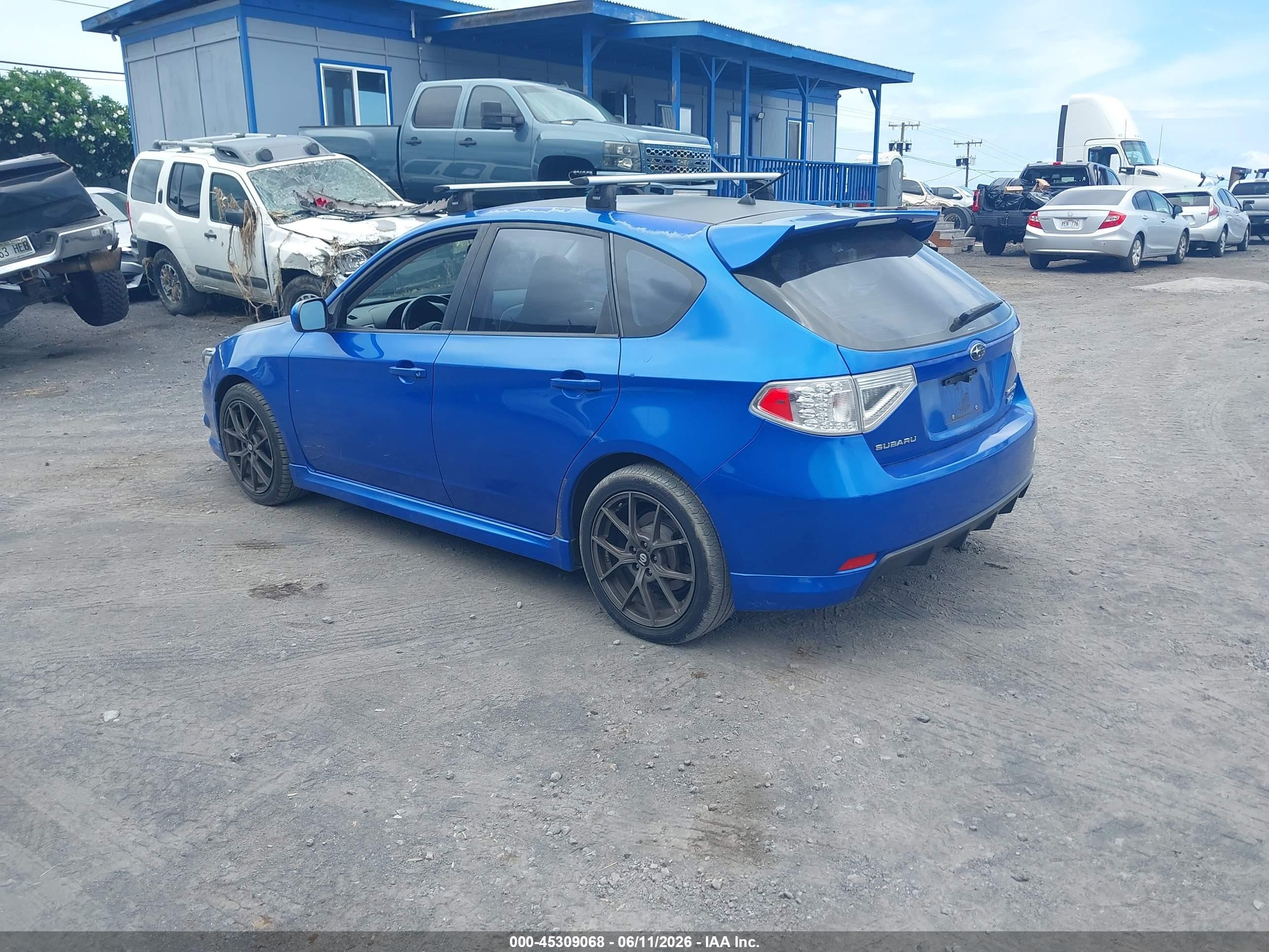 2009 Subaru Impreza Wrx Blue vin: JF1GH76659G808673