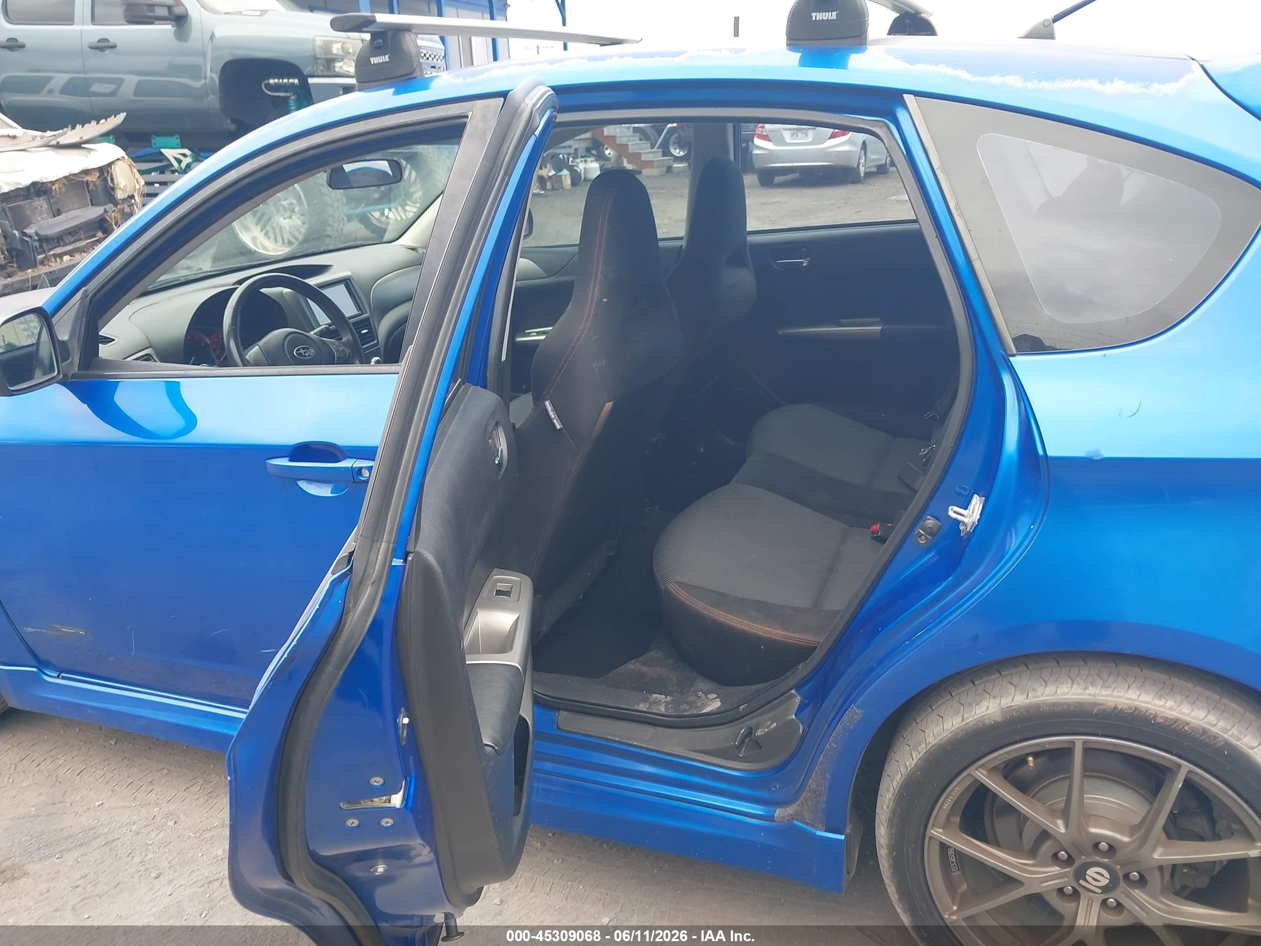 2009 Subaru Impreza Wrx Blue vin: JF1GH76659G808673