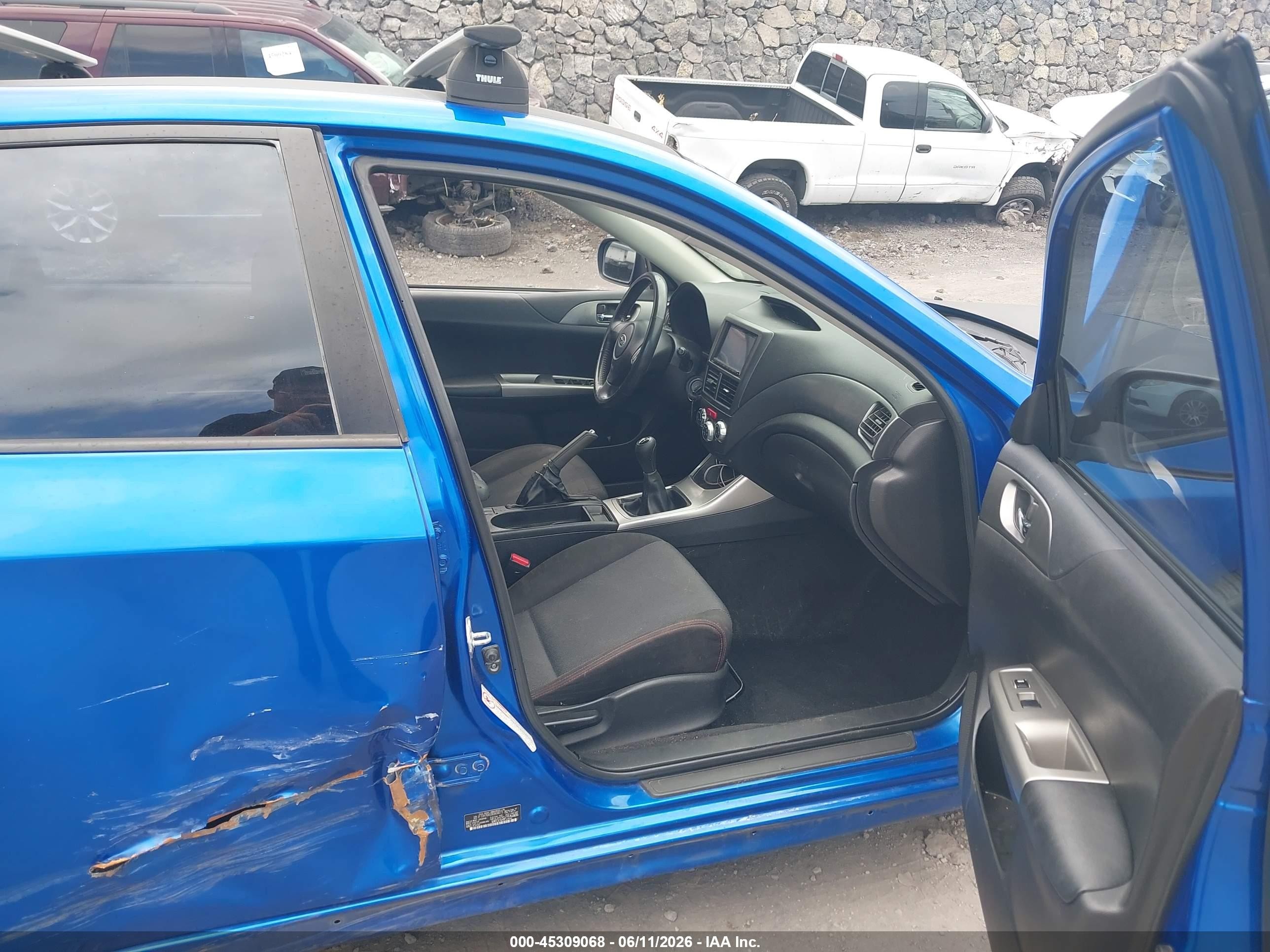 2009 Subaru Impreza Wrx Blue vin: JF1GH76659G808673