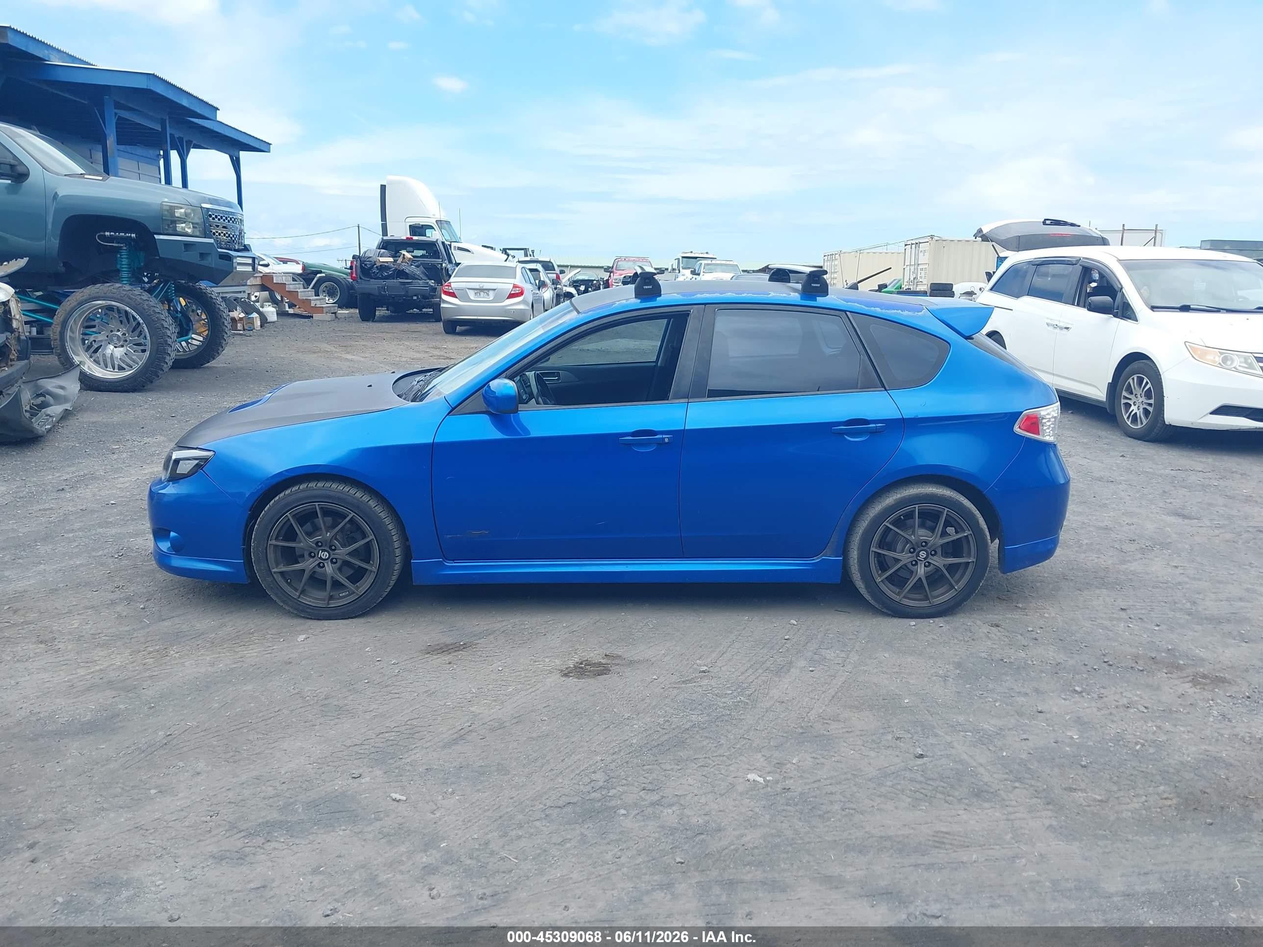 2009 Subaru Impreza Wrx Blue vin: JF1GH76659G808673