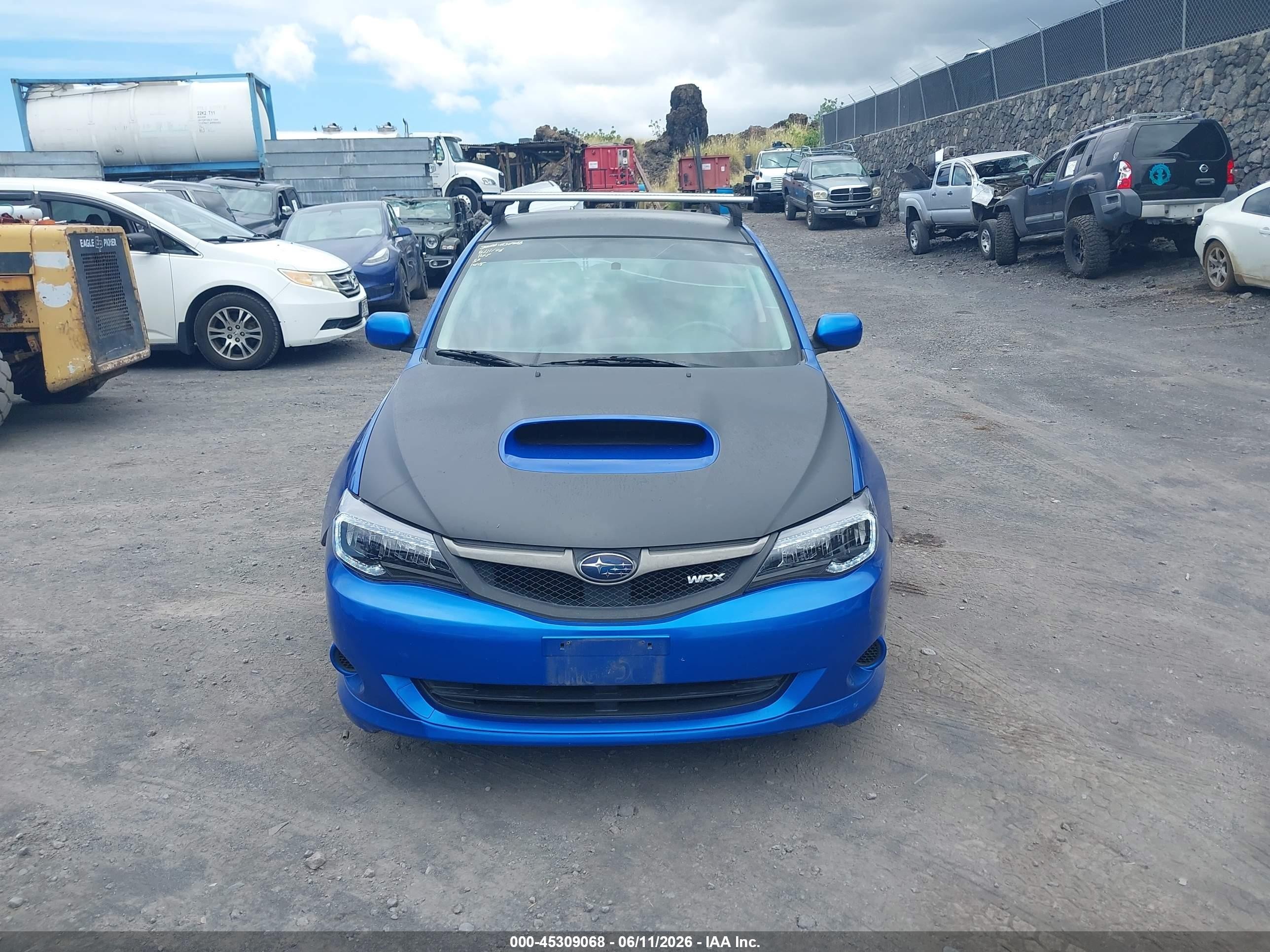 2009 Subaru Impreza Wrx Blue vin: JF1GH76659G808673