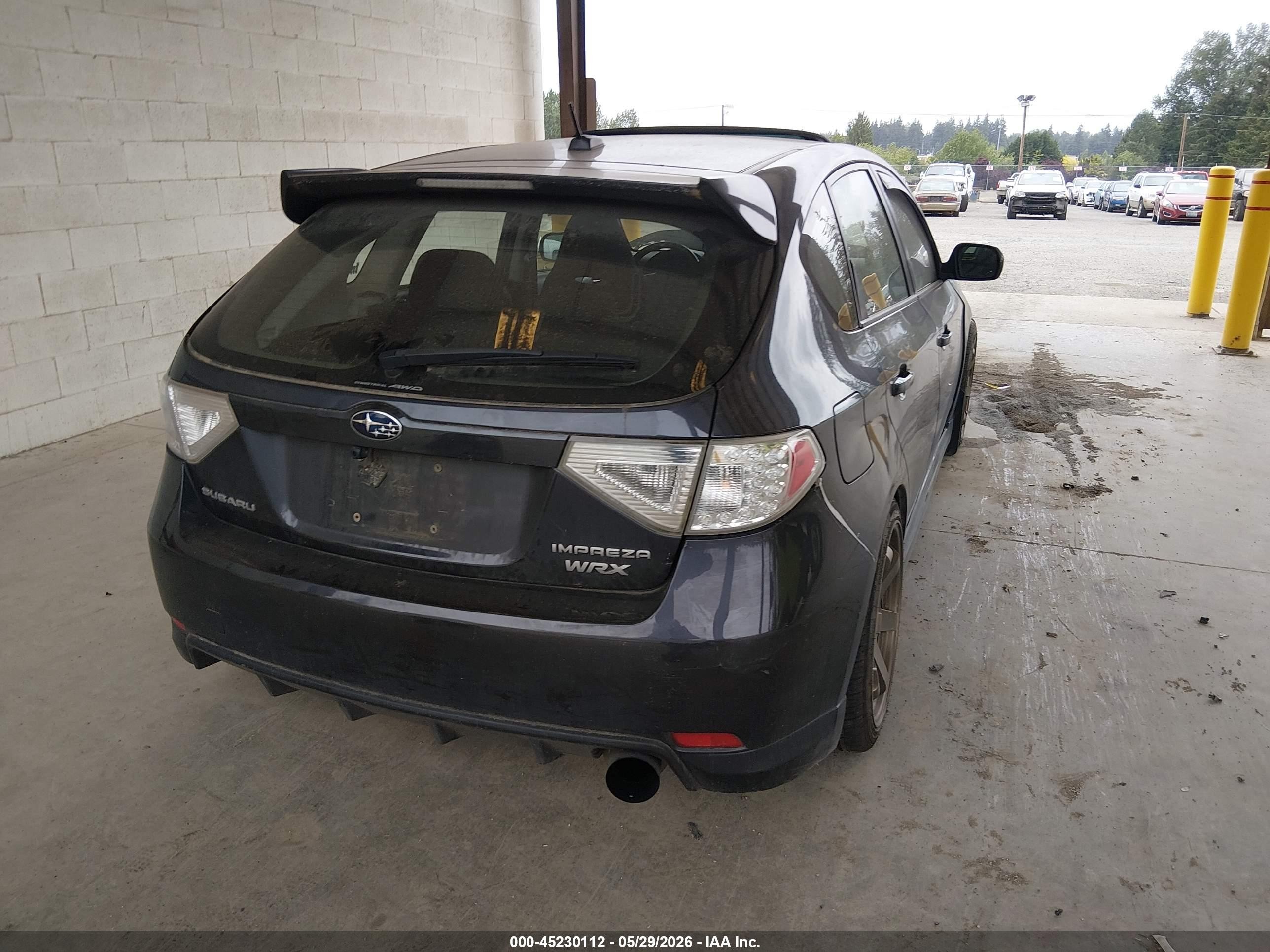 2009 Subaru Impreza Wrx Black vin: JF1GH76679G809226