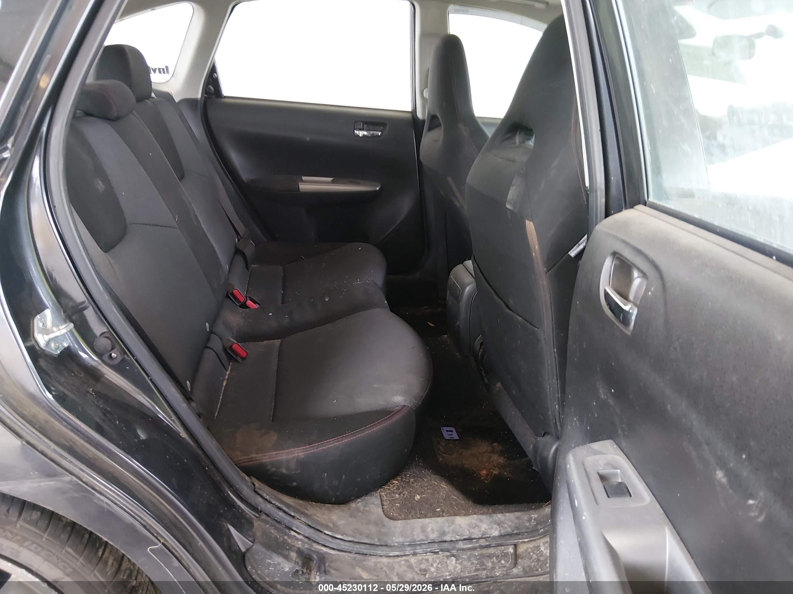 2009 Subaru Impreza Wrx Black vin: JF1GH76679G809226