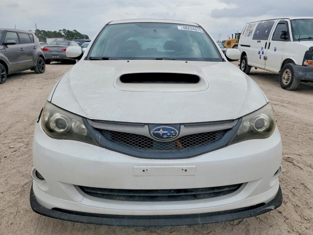 2010 Subaru Impreza Wrx Limited White vin: JF1GH7G62AG818595
