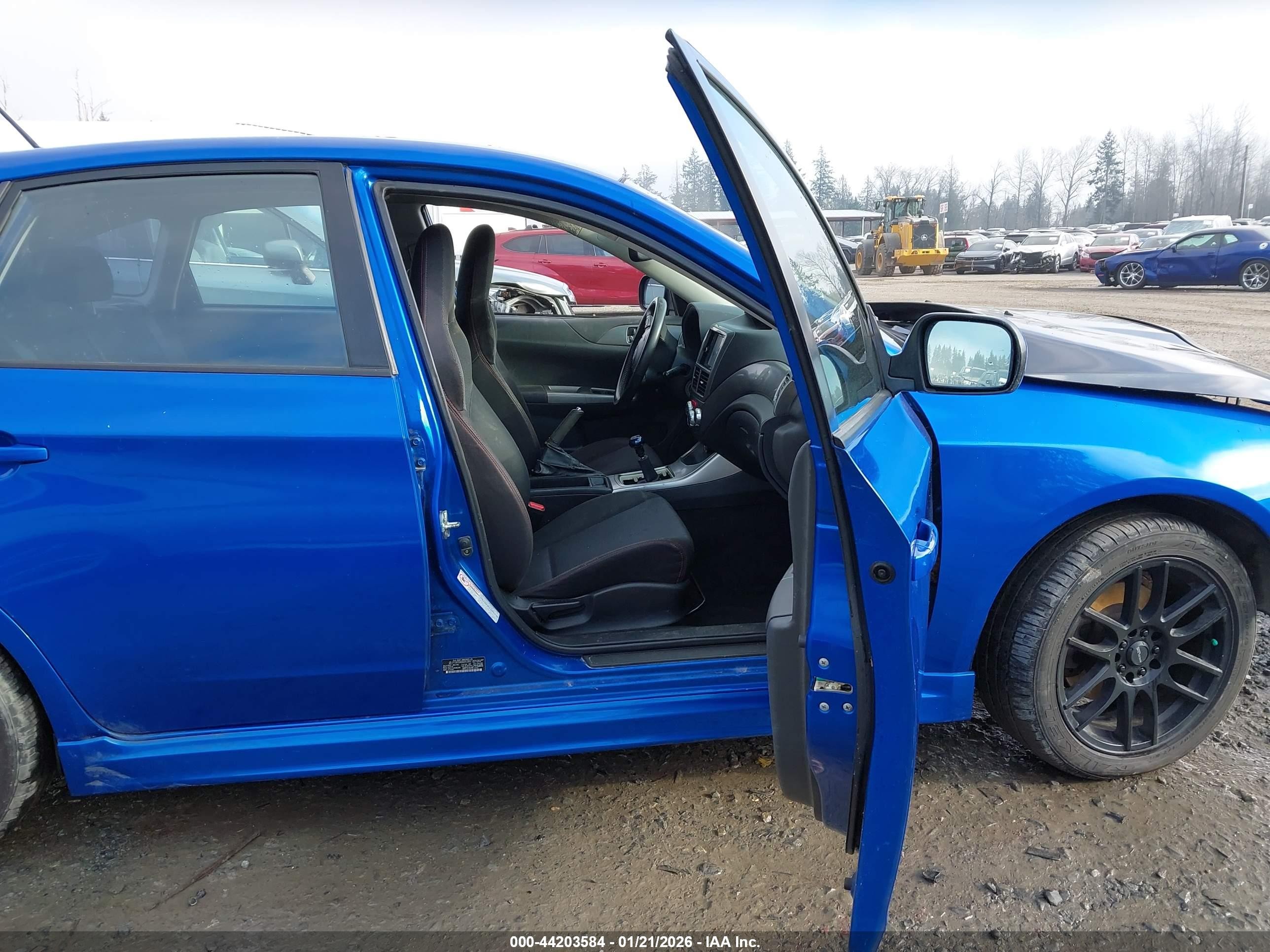 2010 Subaru Impreza Wrx Blue vin: JF1GH7G66AG812802