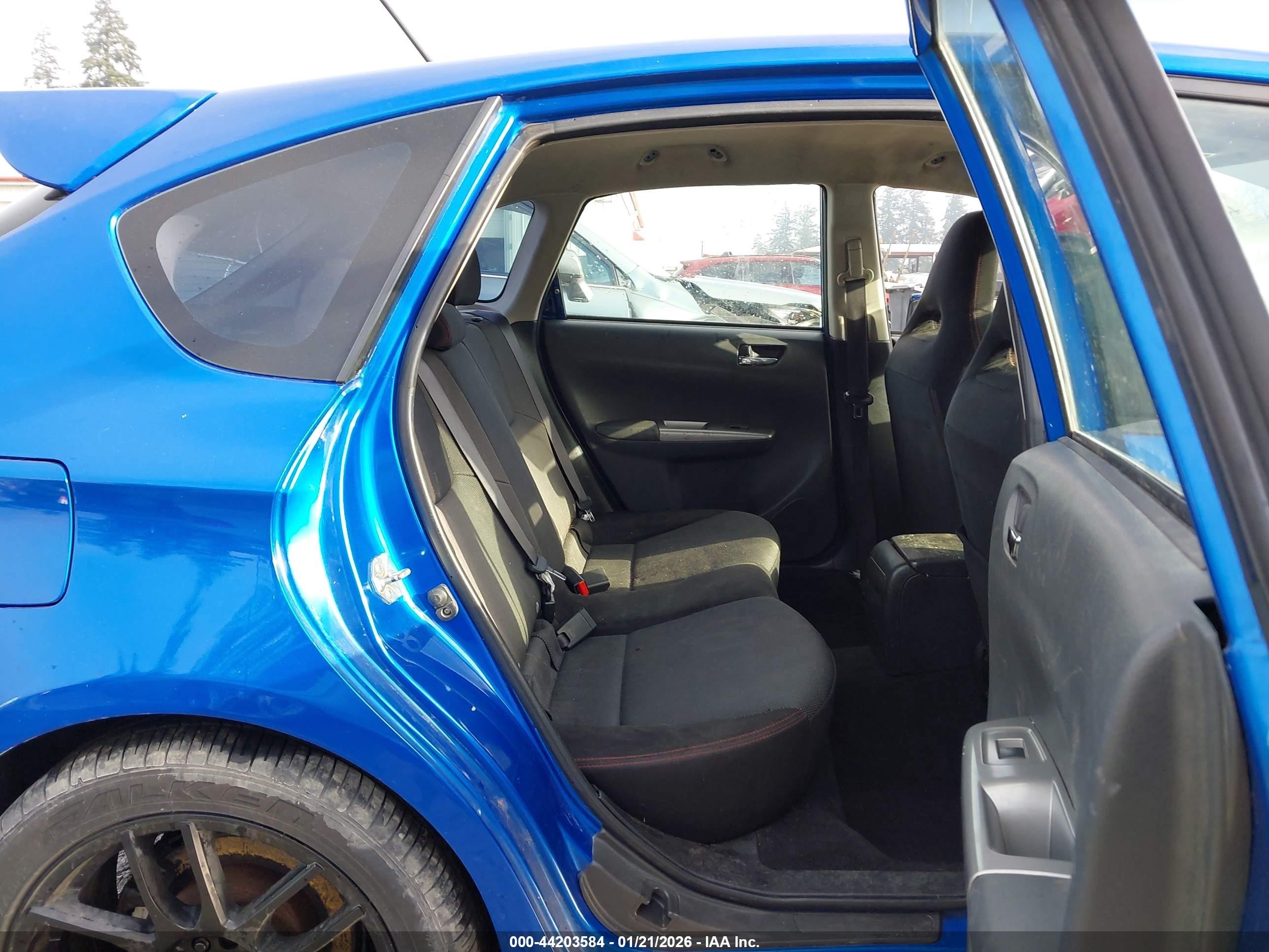 2010 Subaru Impreza Wrx Blue vin: JF1GH7G66AG812802