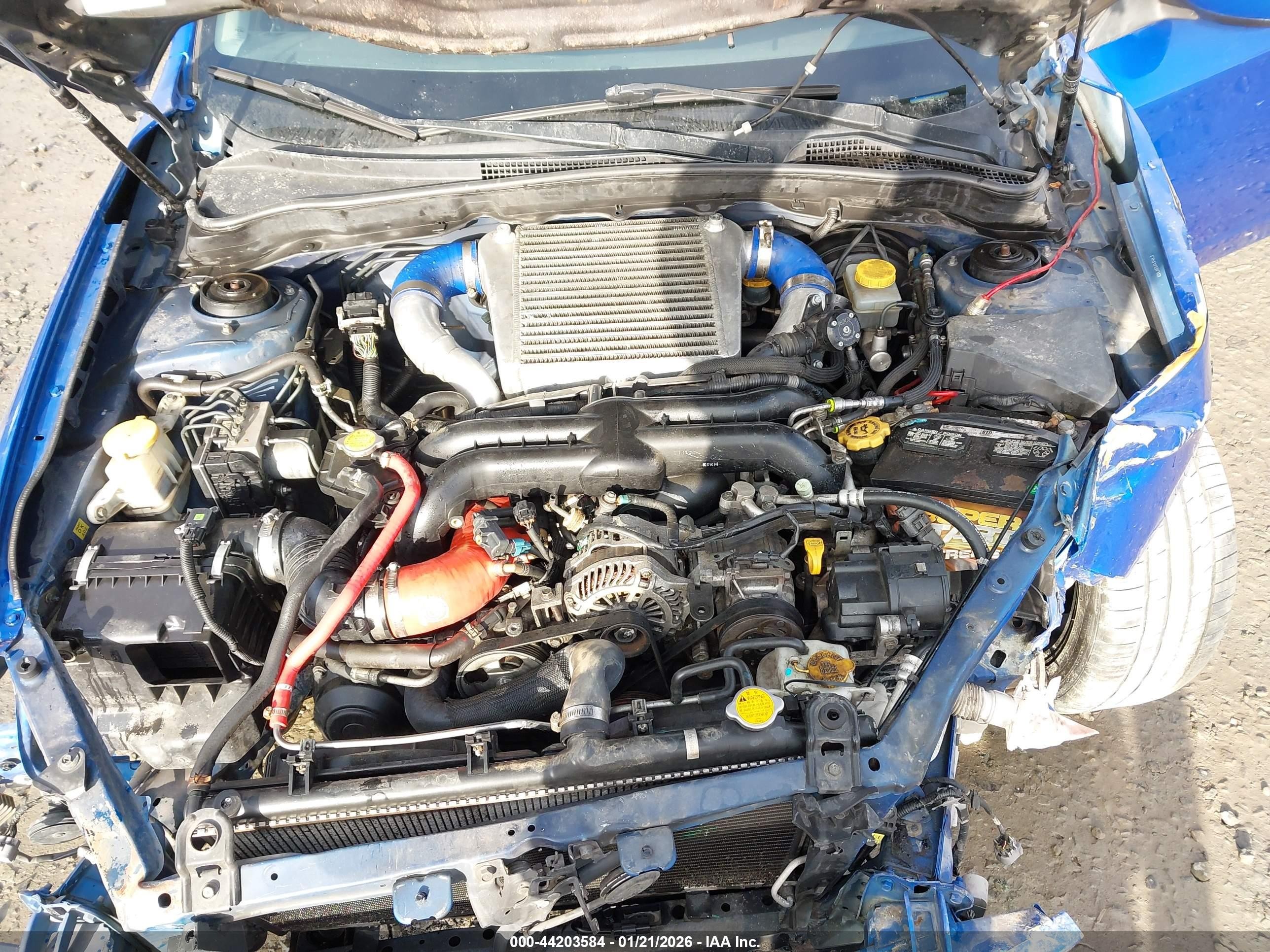2010 Subaru Impreza Wrx Blue vin: JF1GH7G66AG812802