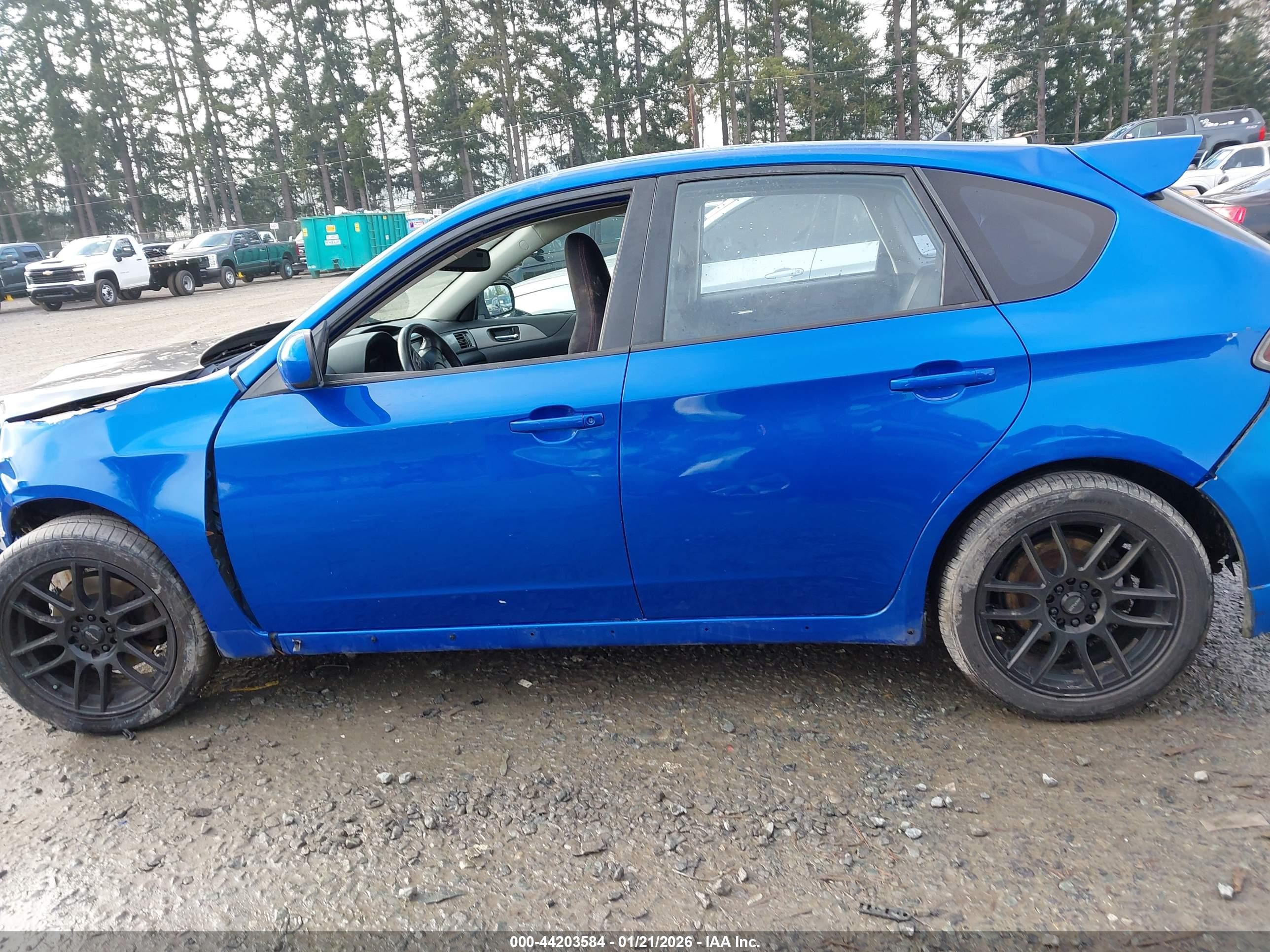 2010 Subaru Impreza Wrx Blue vin: JF1GH7G66AG812802