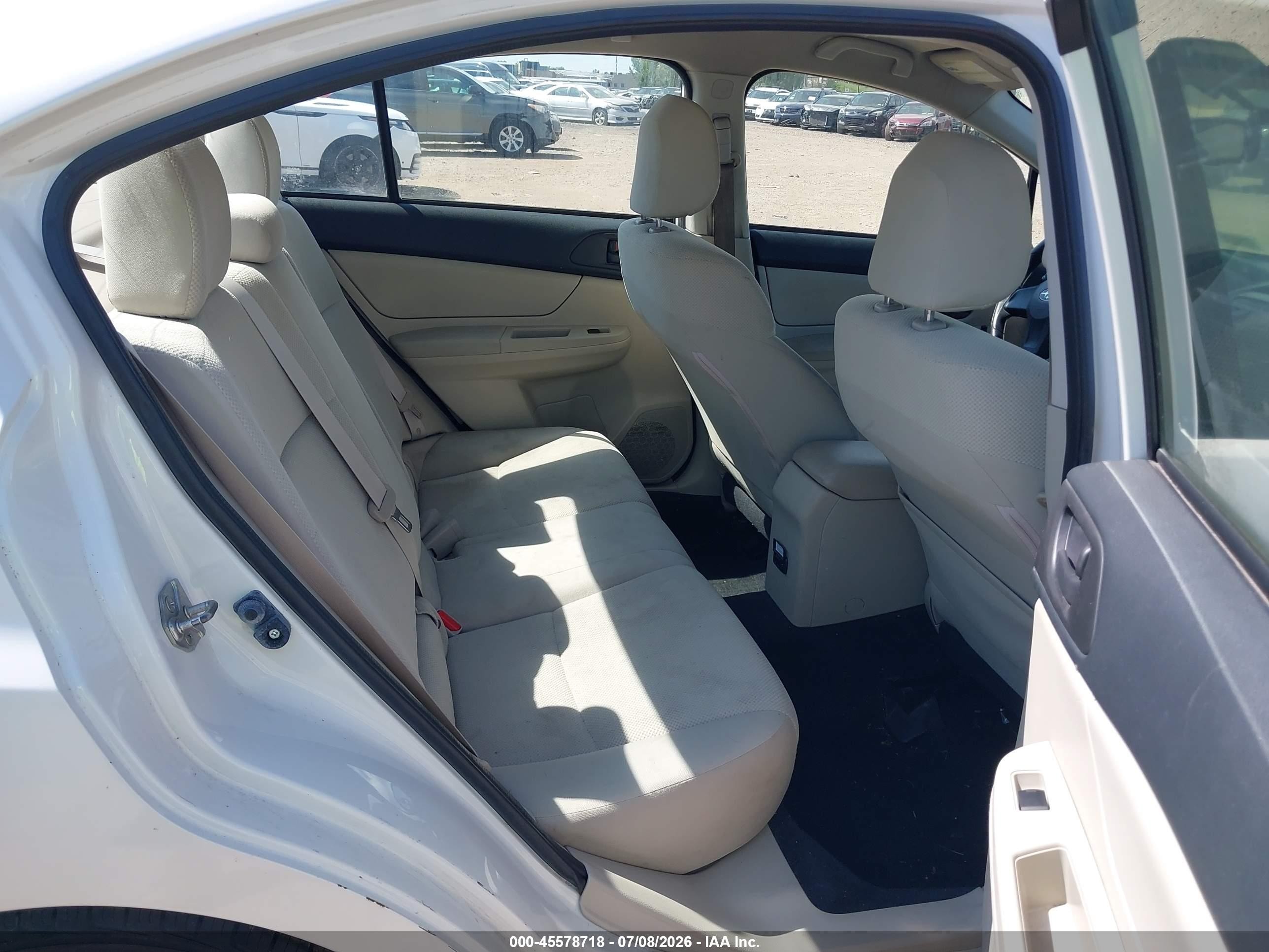 2012 Subaru Impreza 2.0i White vin: JF1GJAA60CH030860