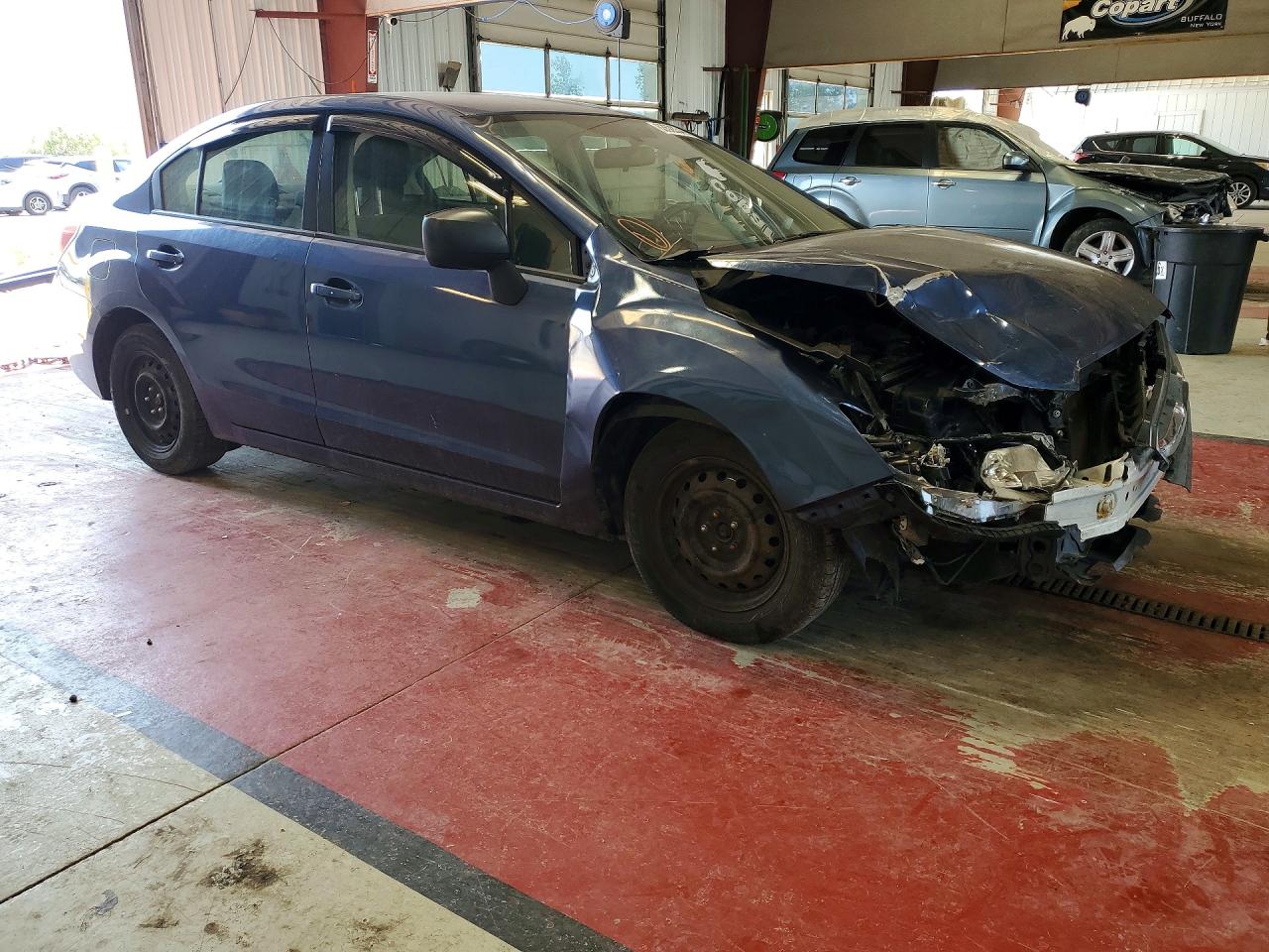 2013 Subaru Impreza Blue vin: JF1GJAA60DH012005