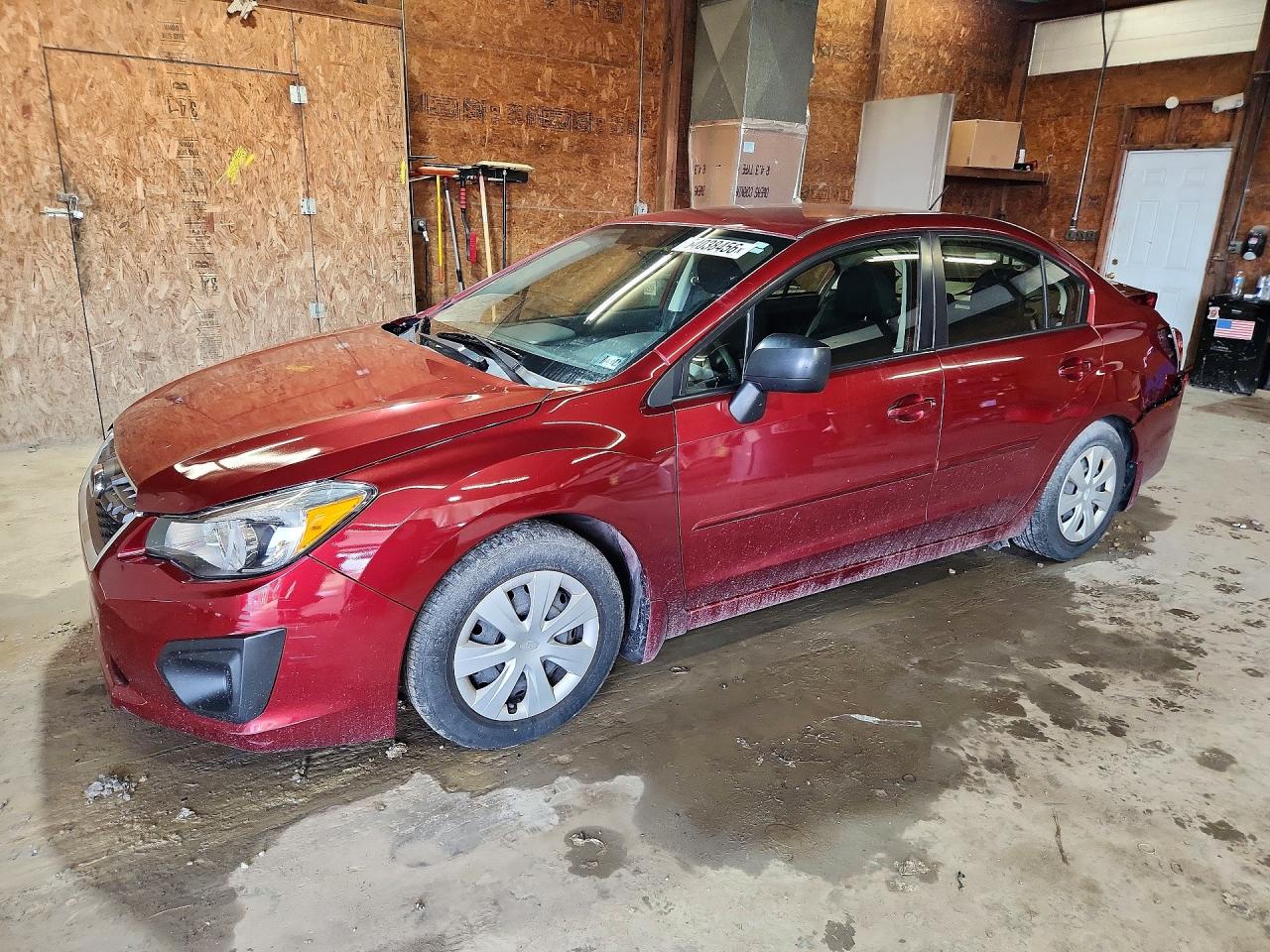 2013 Subaru Impreza Red vin: JF1GJAA60DH026955