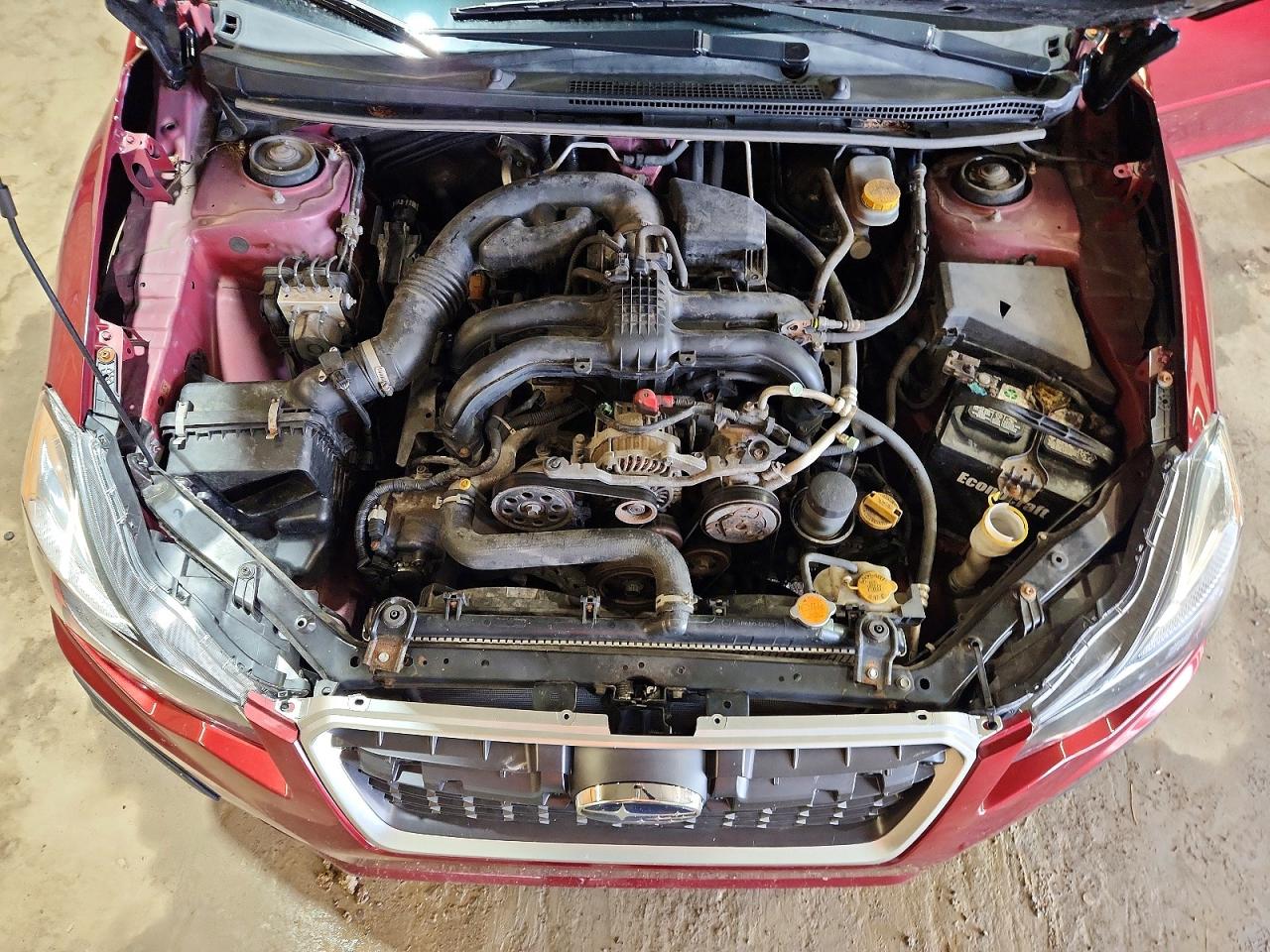 2013 Subaru Impreza Red vin: JF1GJAA60DH026955