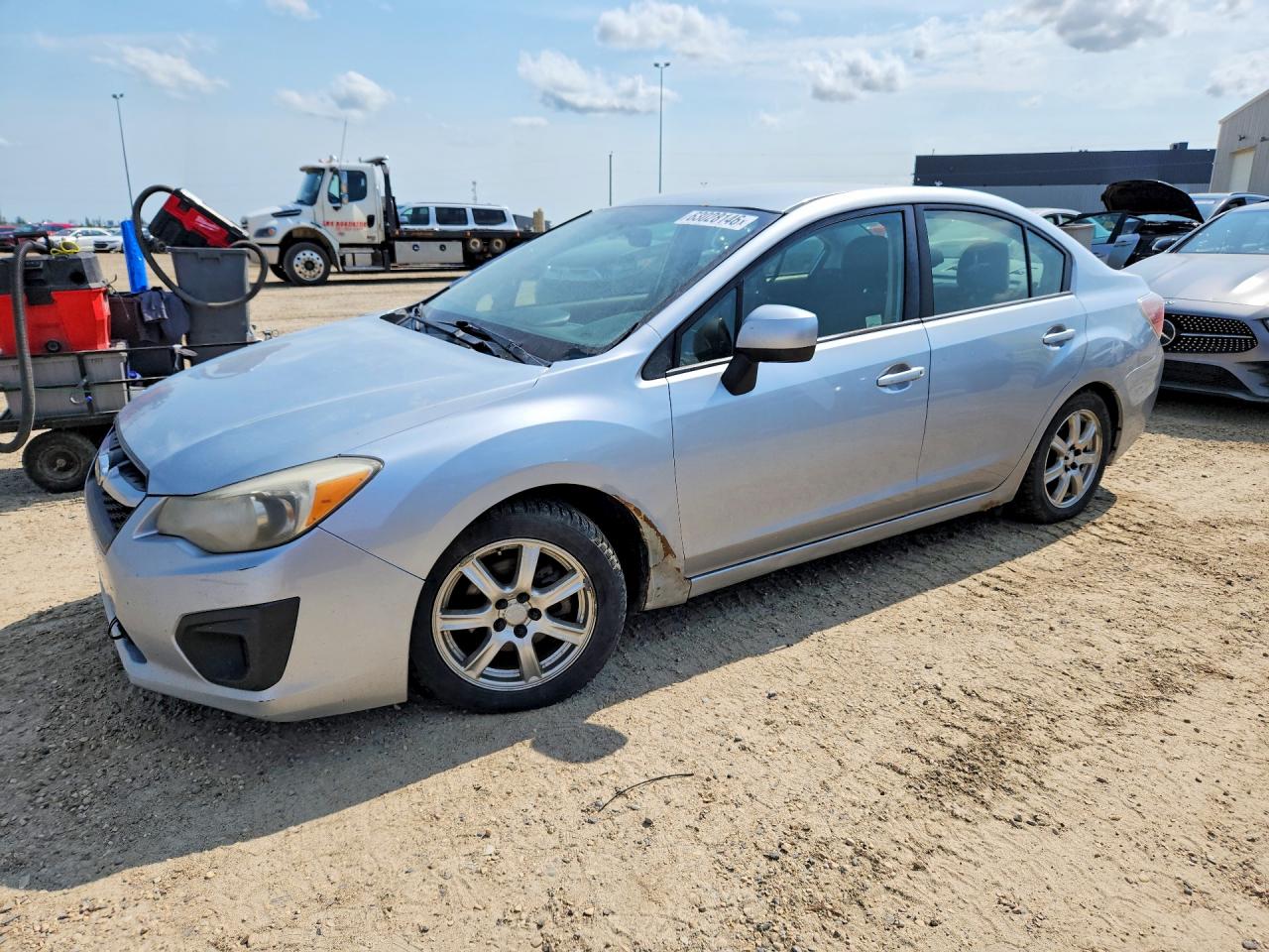 2013 Subaru Impreza Silver vin: JF1GJAA60DH028897