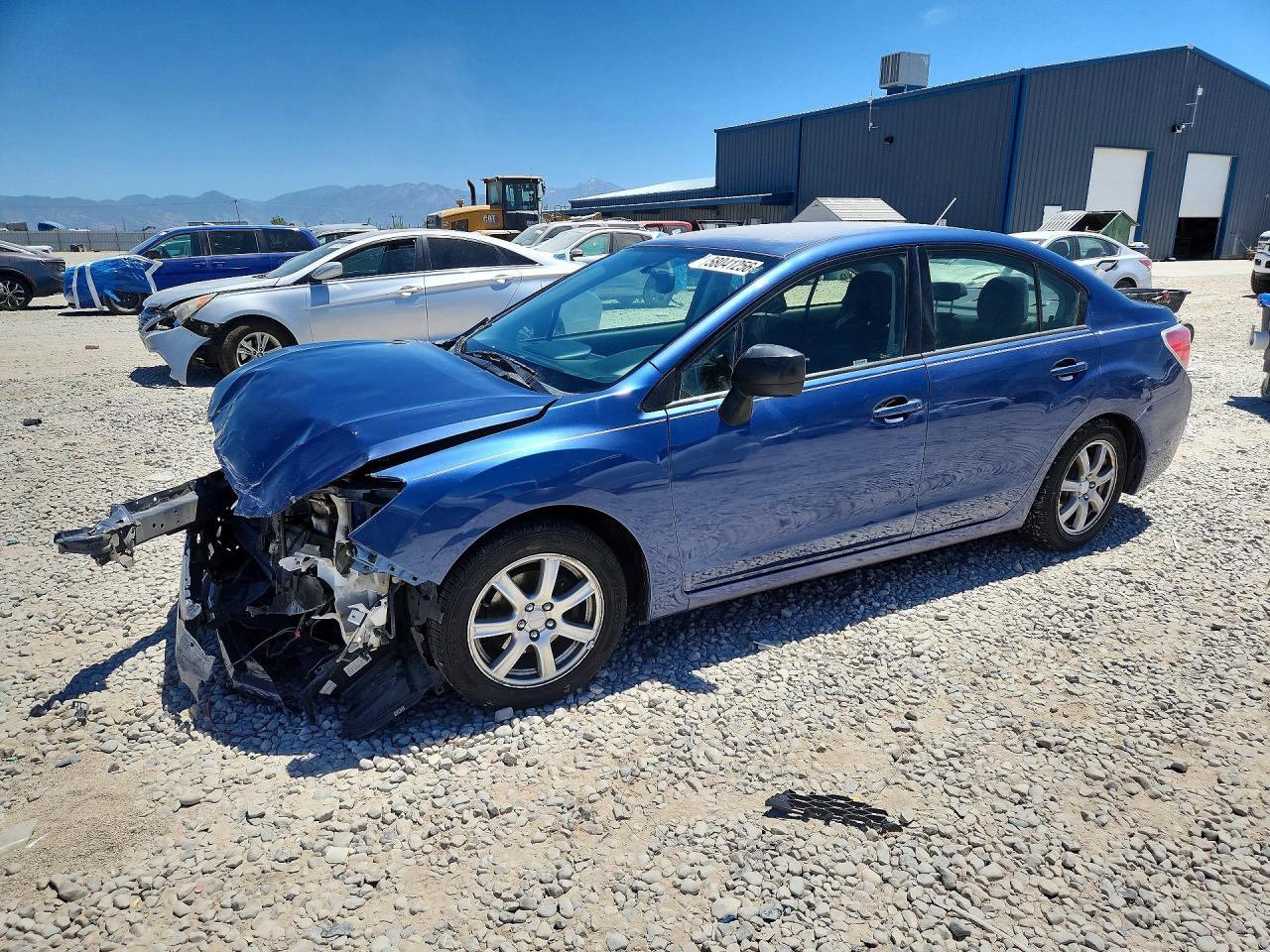 2013 Subaru Impreza Blue vin: JF1GJAA60DH028995