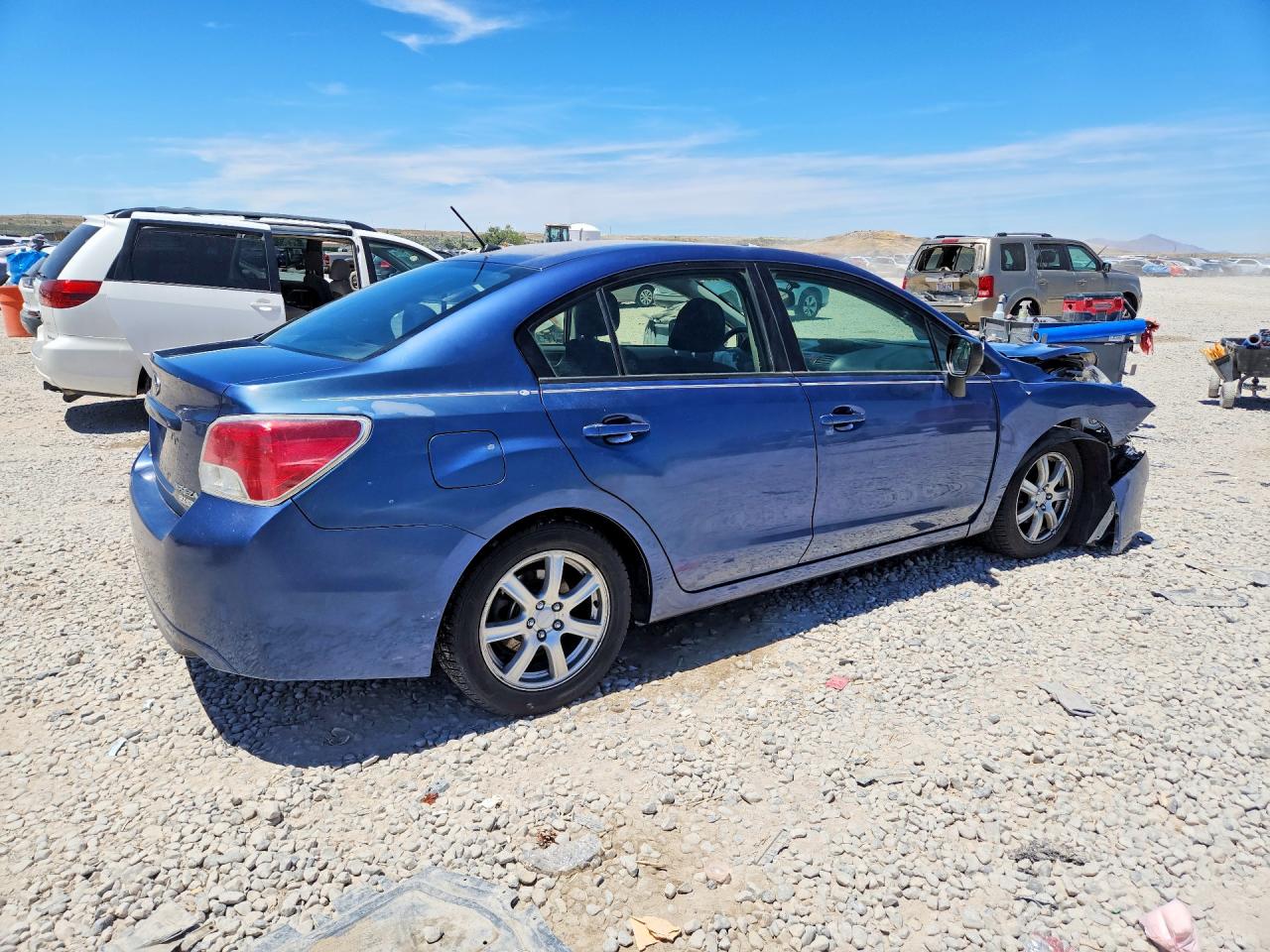 2013 Subaru Impreza Blue vin: JF1GJAA60DH028995