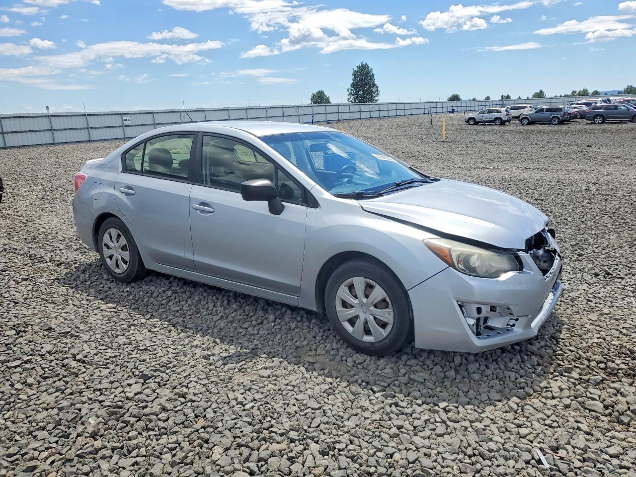 2015 Subaru Impreza Silver vin: JF1GJAA60FH002920