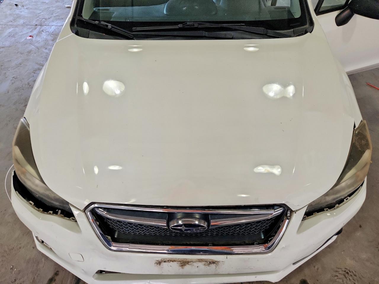 2015 Subaru Impreza White vin: JF1GJAA60FH009589