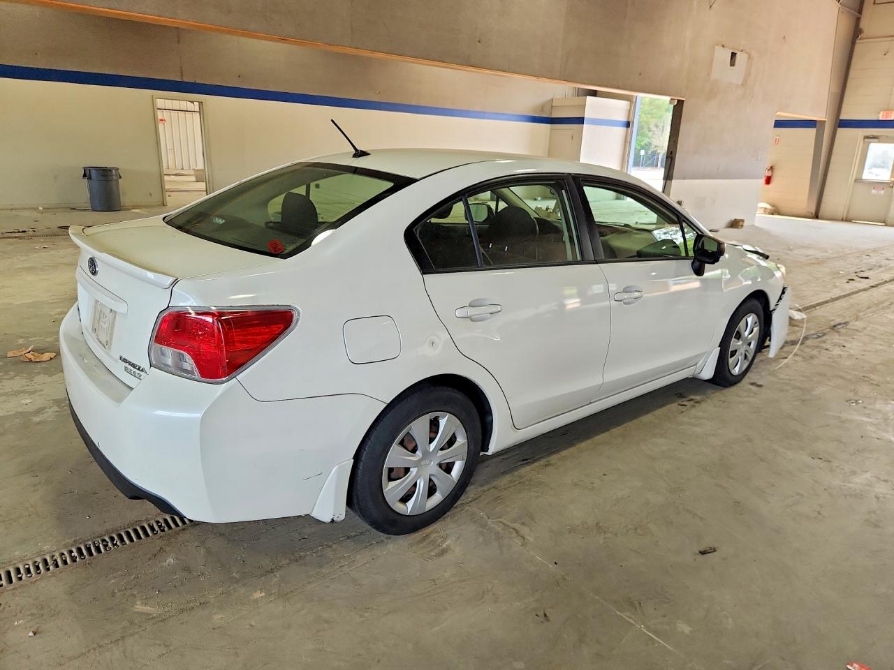 2015 Subaru Impreza White vin: JF1GJAA60FH009589