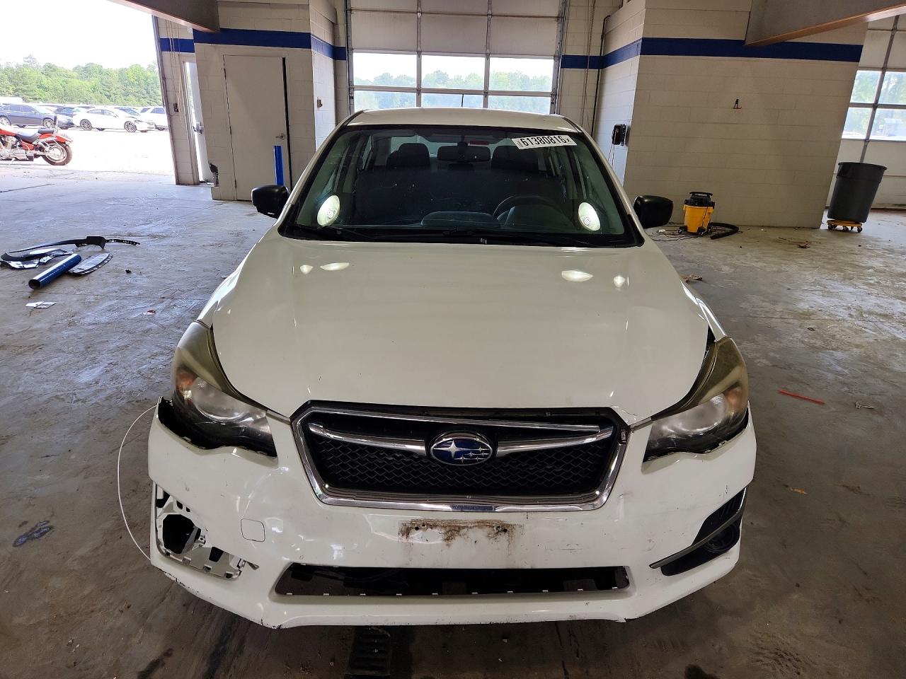 2015 Subaru Impreza White vin: JF1GJAA60FH009589