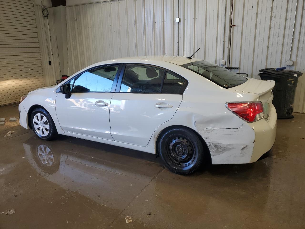 2015 Subaru Impreza White vin: JF1GJAA60FH009592