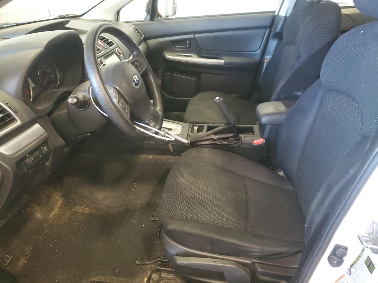 2015 Subaru Impreza White vin: JF1GJAA60FH009592