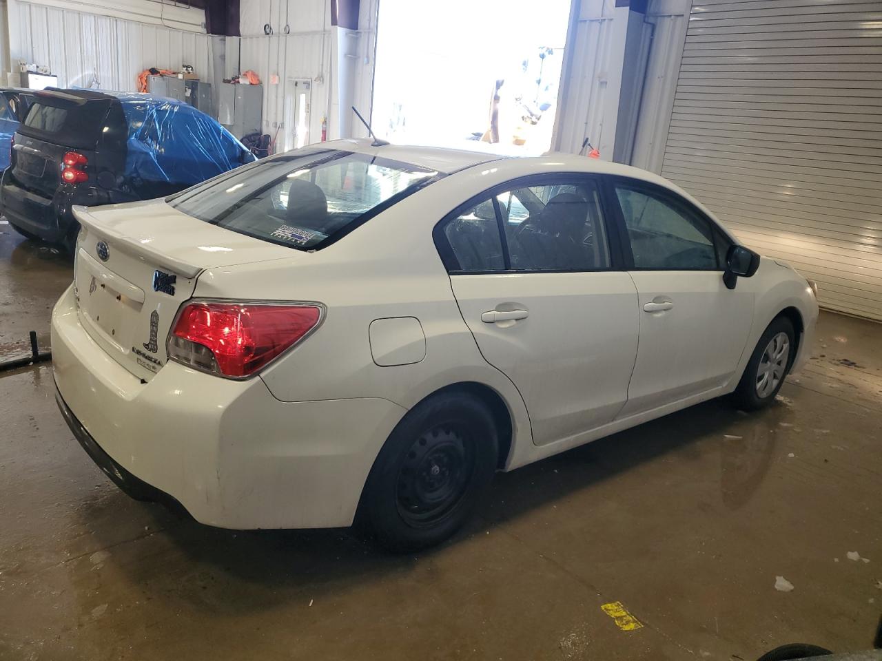 2015 Subaru Impreza White vin: JF1GJAA60FH009592