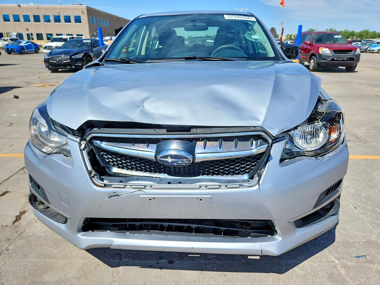 2016 Subaru Impreza Silver vin: JF1GJAA60GG023564