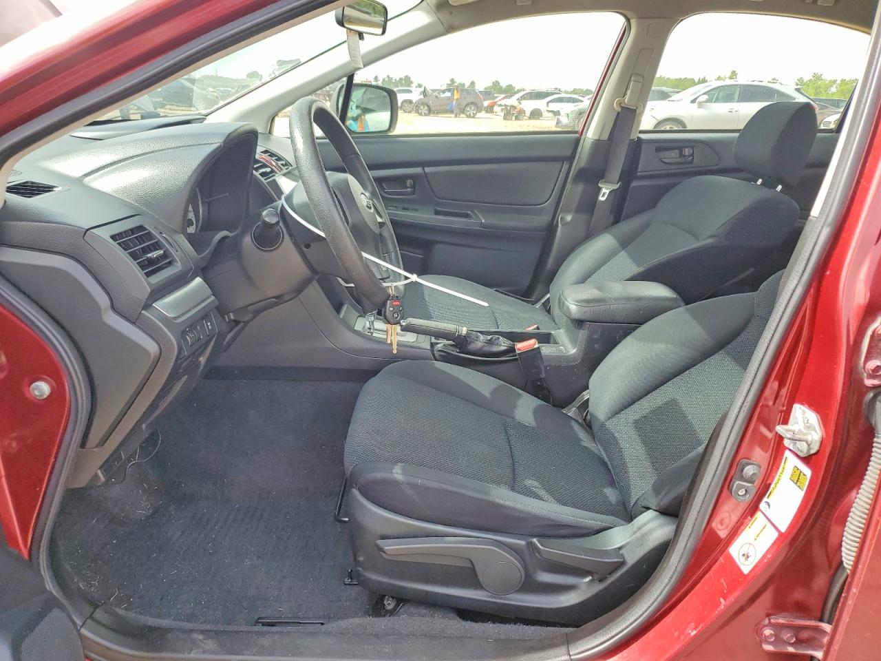 2013 Subaru Impreza Red vin: JF1GJAA61DH019111