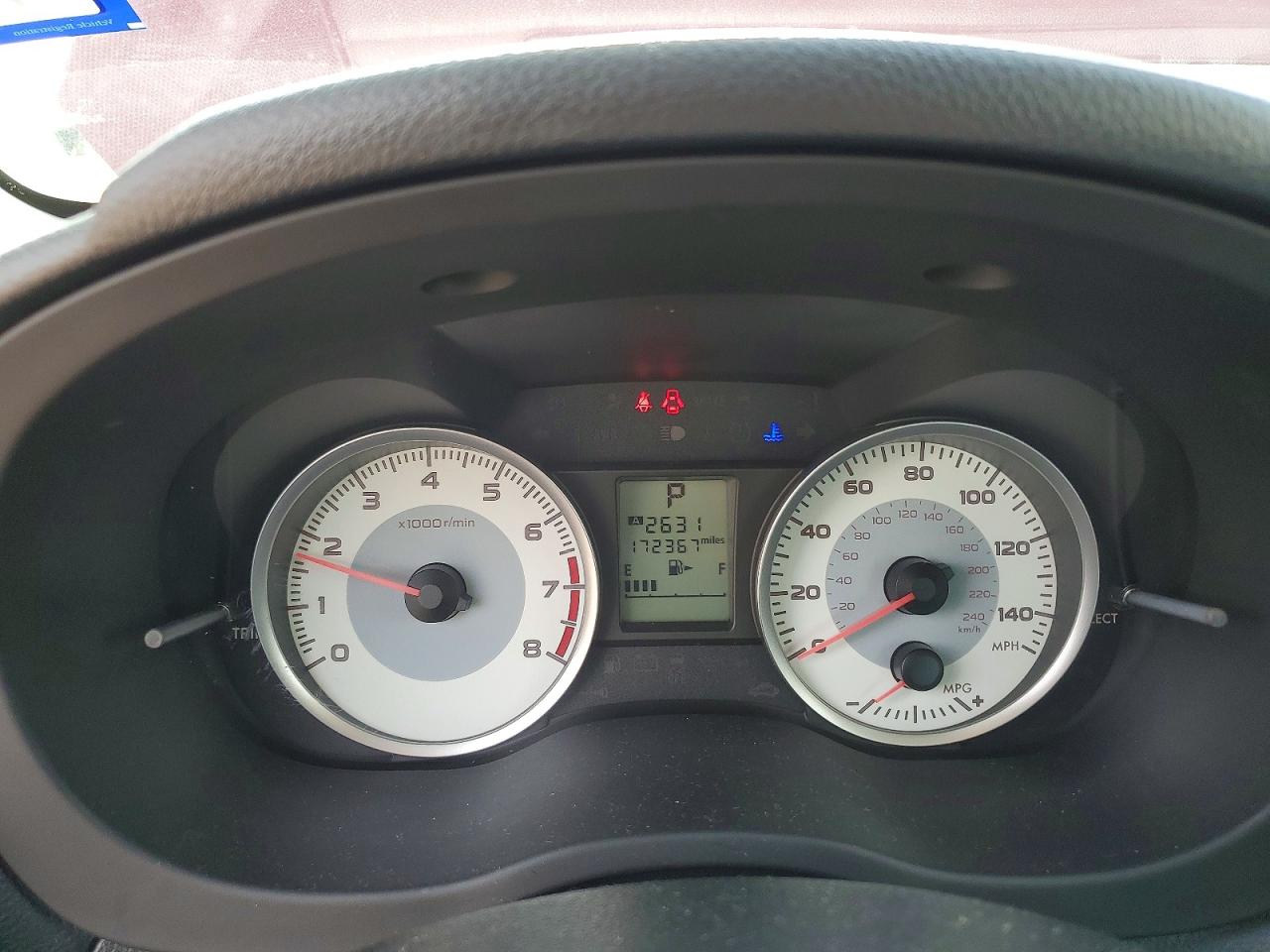 2013 Subaru Impreza Red vin: JF1GJAA61DH019111