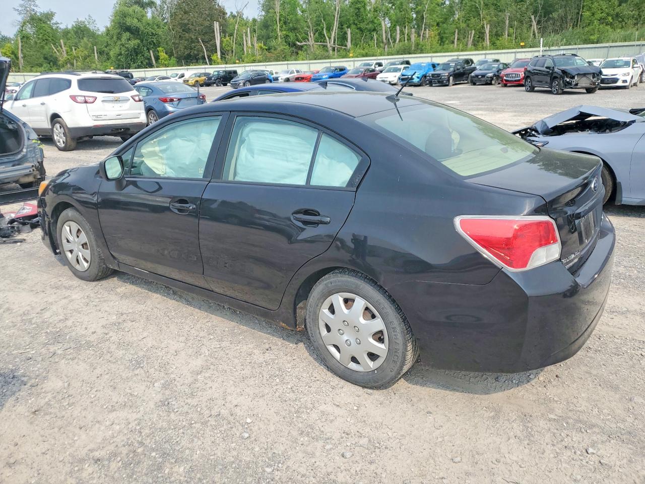 2014 Subaru Impreza Black vin: JF1GJAA61EG020590