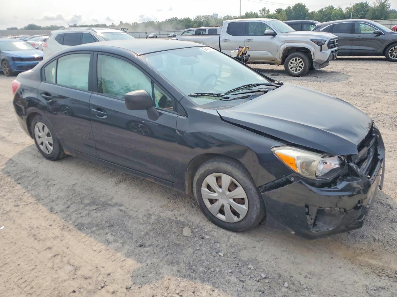 2014 Subaru Impreza Black vin: JF1GJAA61EG020590