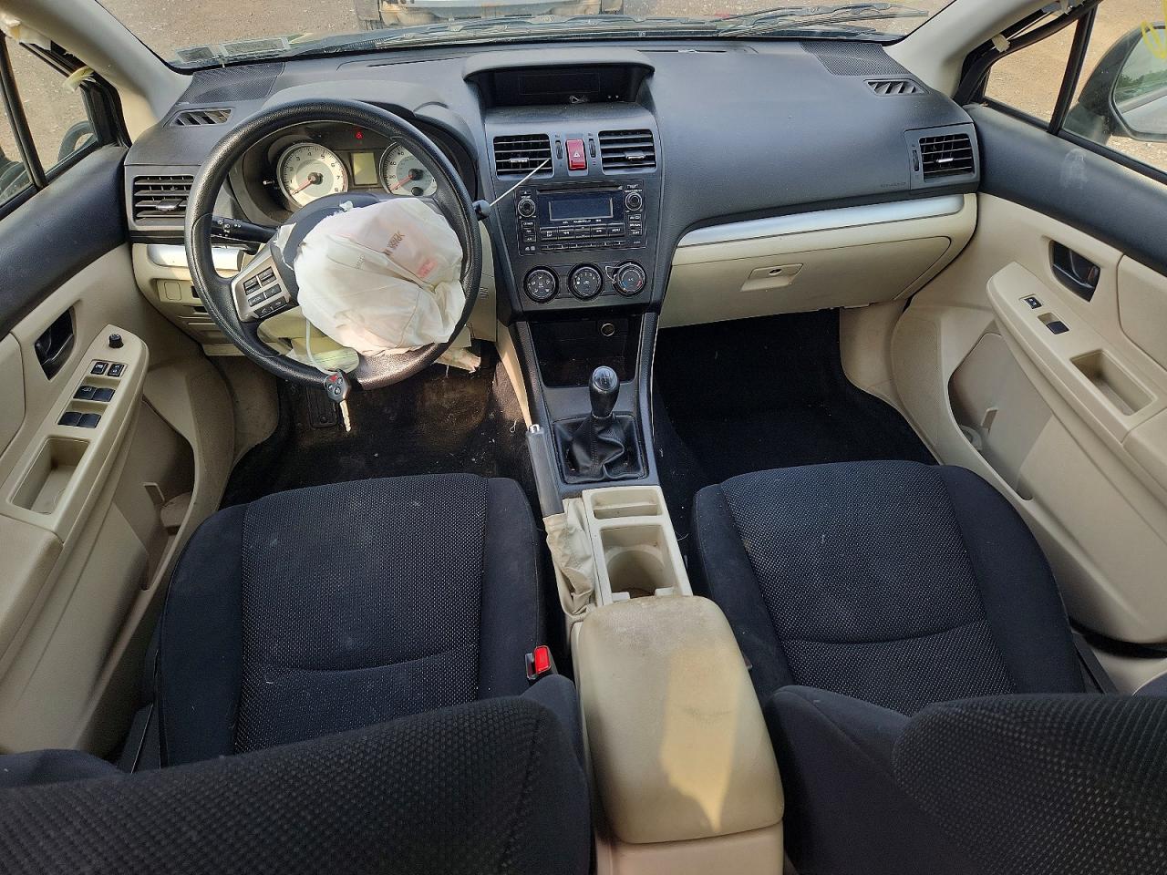 2014 Subaru Impreza Black vin: JF1GJAA61EG020590