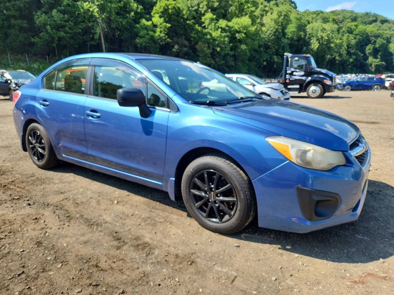 2014 Subaru Impreza Синий vin: JF1GJAA61EH013004