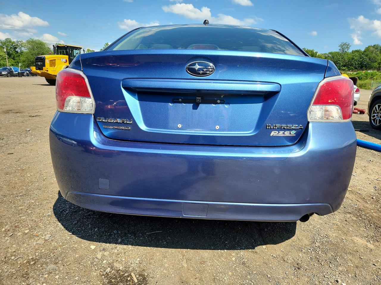 2014 Subaru Impreza Синий vin: JF1GJAA61EH013004