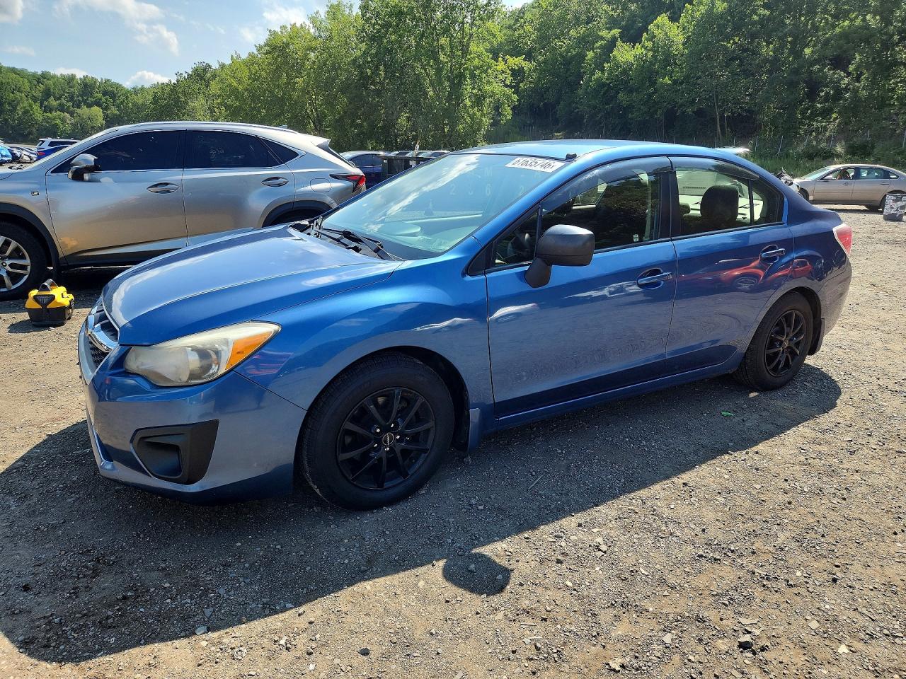 2014 Subaru Impreza Blue vin: JF1GJAA61EH013004