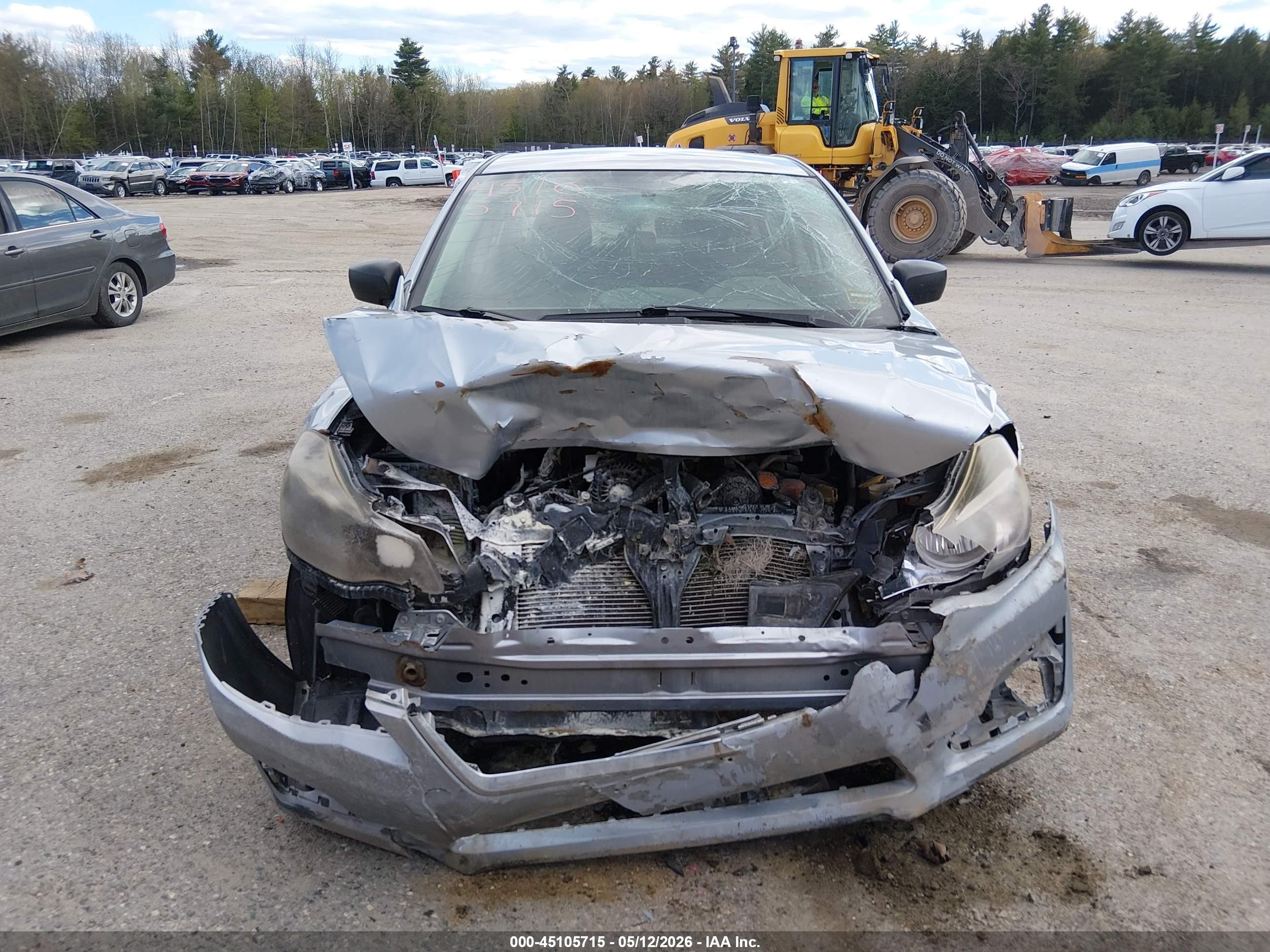 2015 Subaru Impreza 2.0i Silver vin: JF1GJAA61FH005809