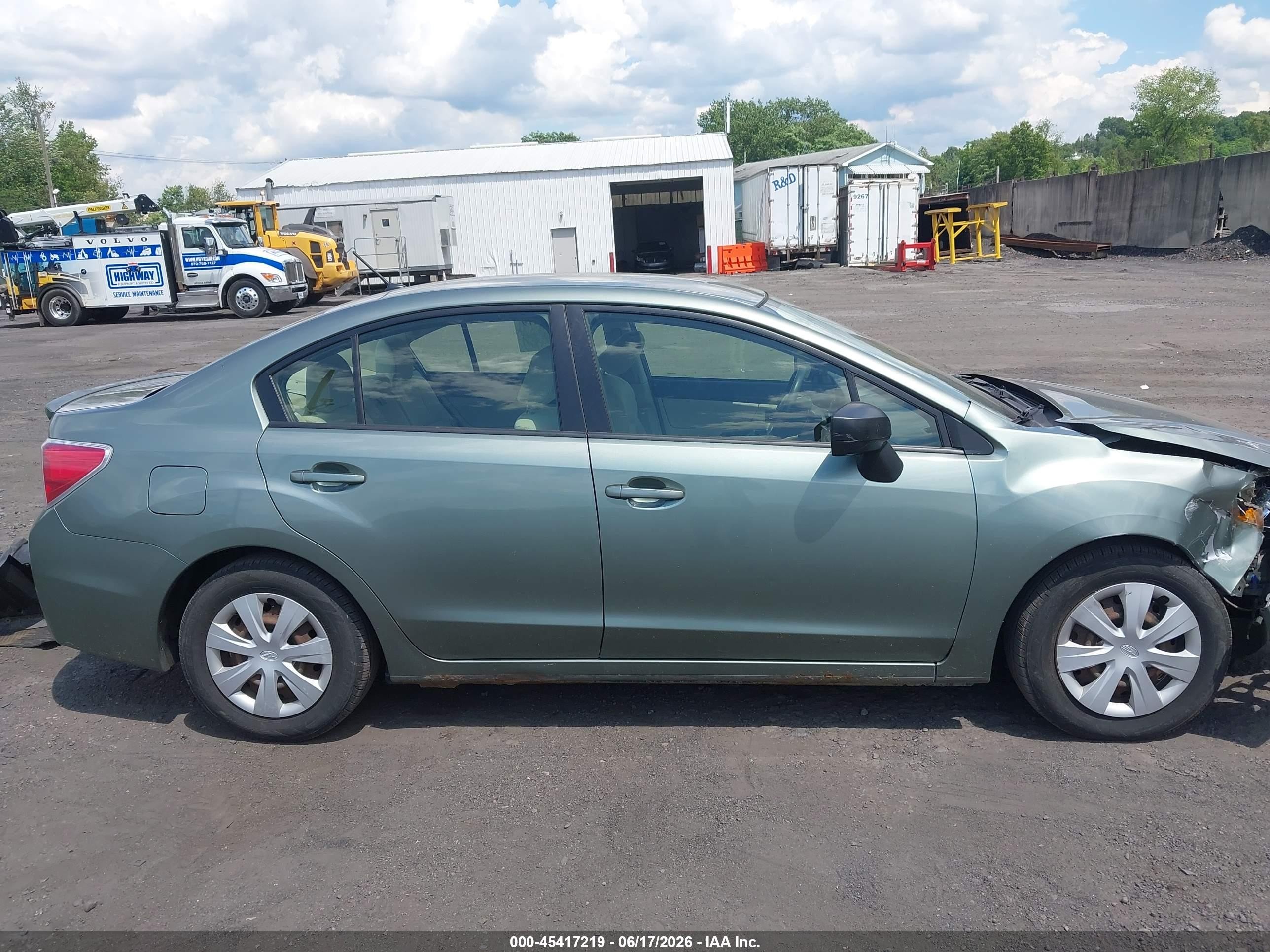 2015 Subaru Impreza 2.0i Green vin: JF1GJAA61FH006250