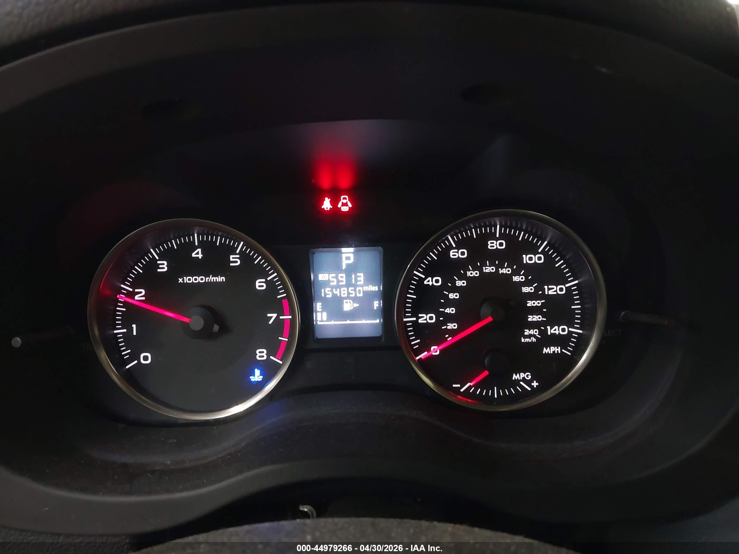 2015 Subaru Impreza 2.0i Silver vin: JF1GJAA61FH009729