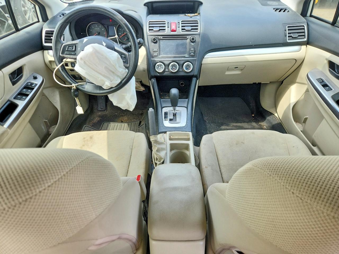 2015 Subaru Impreza White vin: JF1GJAA61FH010962