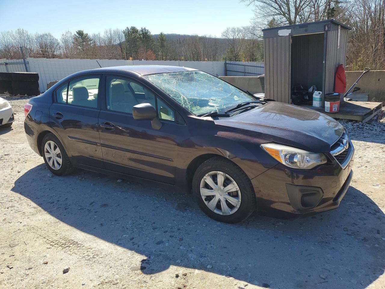 2012 Subaru Impreza Purple vin: JF1GJAA62CH012747
