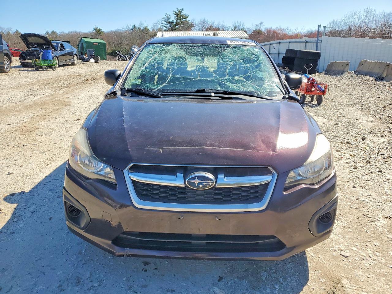 2012 Subaru Impreza Purple vin: JF1GJAA62CH012747