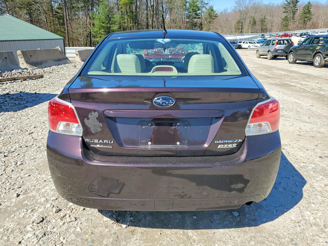 2012 Subaru Impreza Purple vin: JF1GJAA62CH012747