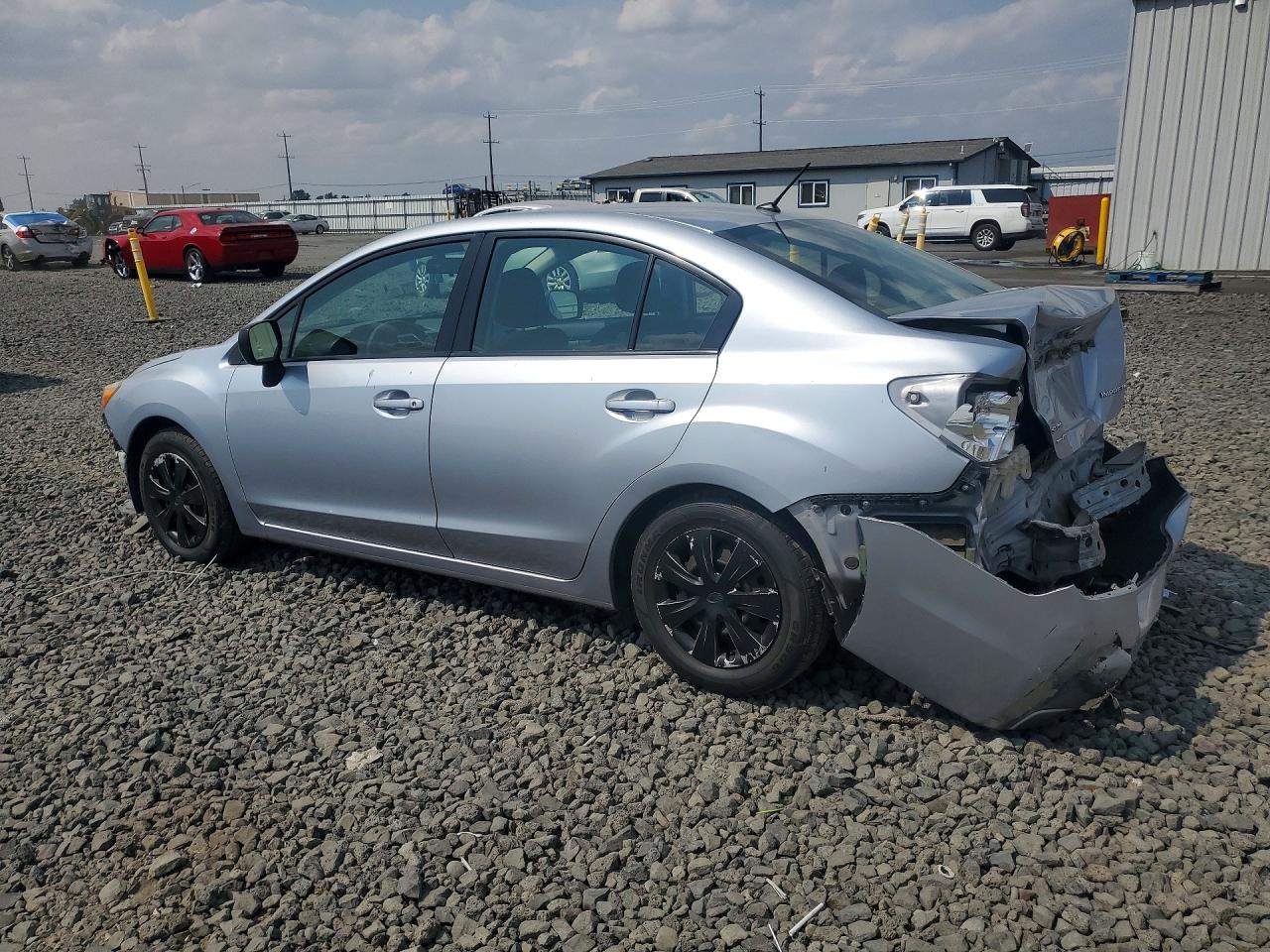 2013 Subaru Impreza Silver vin: JF1GJAA62DH011258