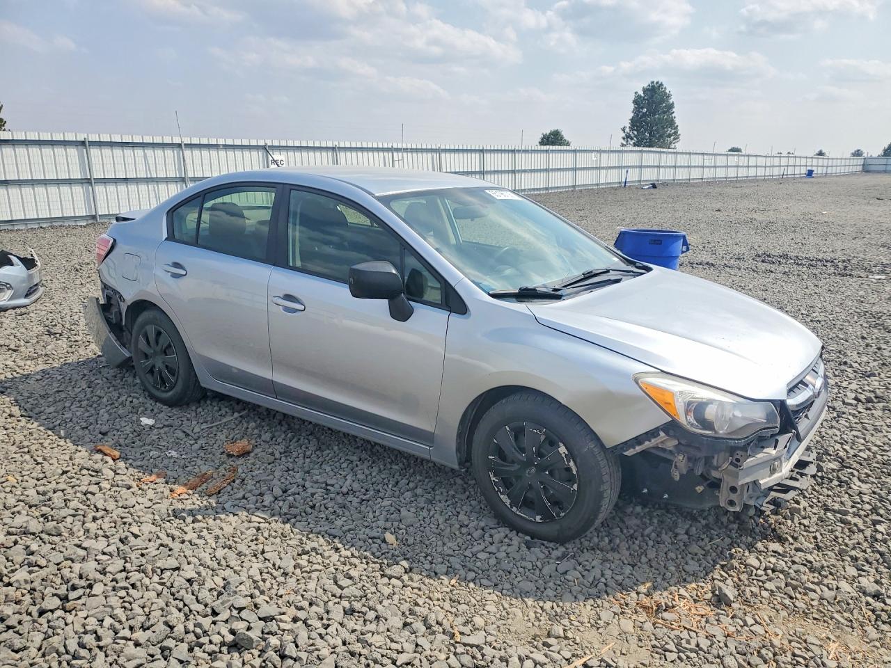 2013 Subaru Impreza Silver vin: JF1GJAA62DH011258