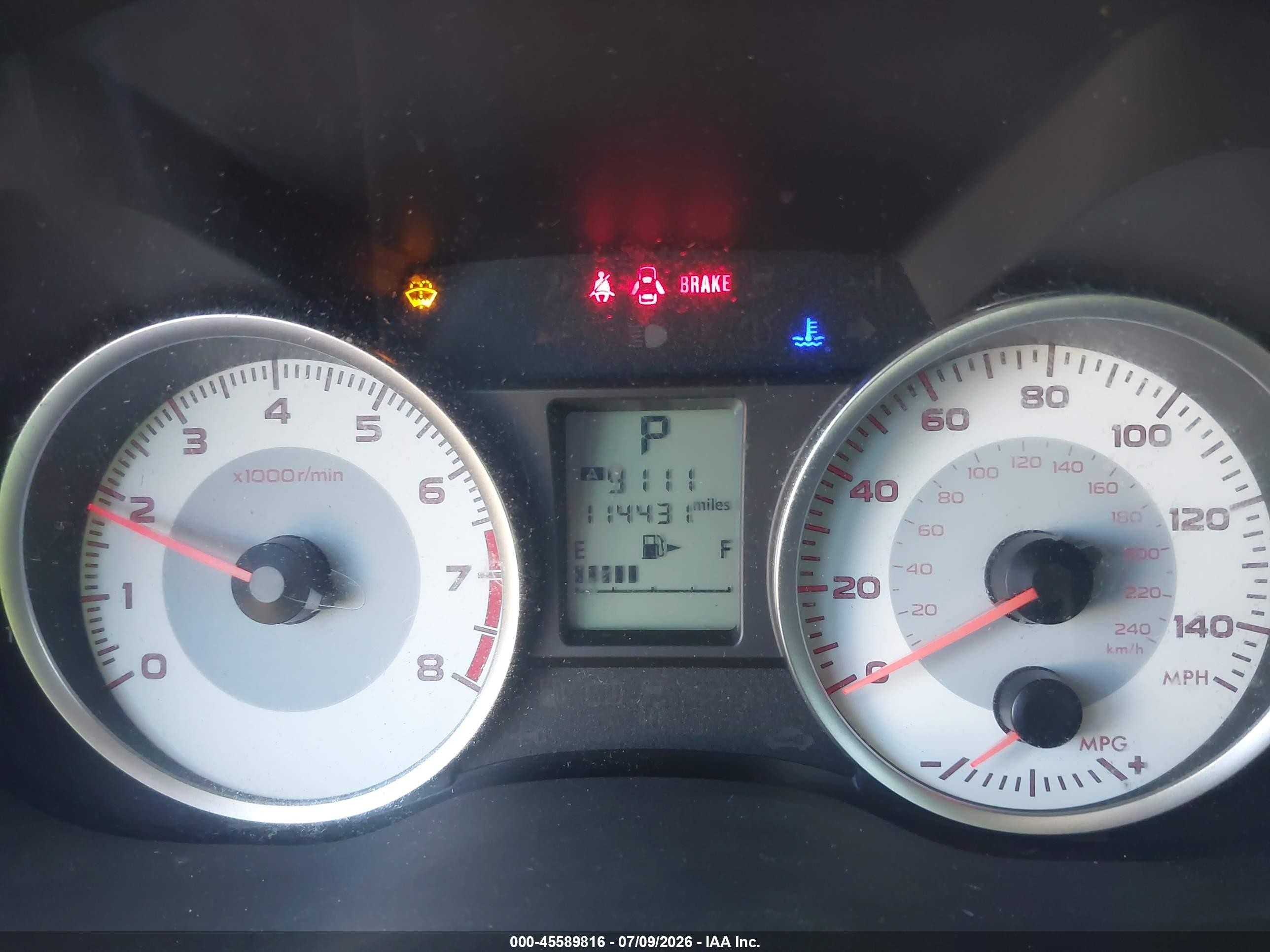2013 Subaru Impreza 2.0i Silver vin: JF1GJAA62DH023670